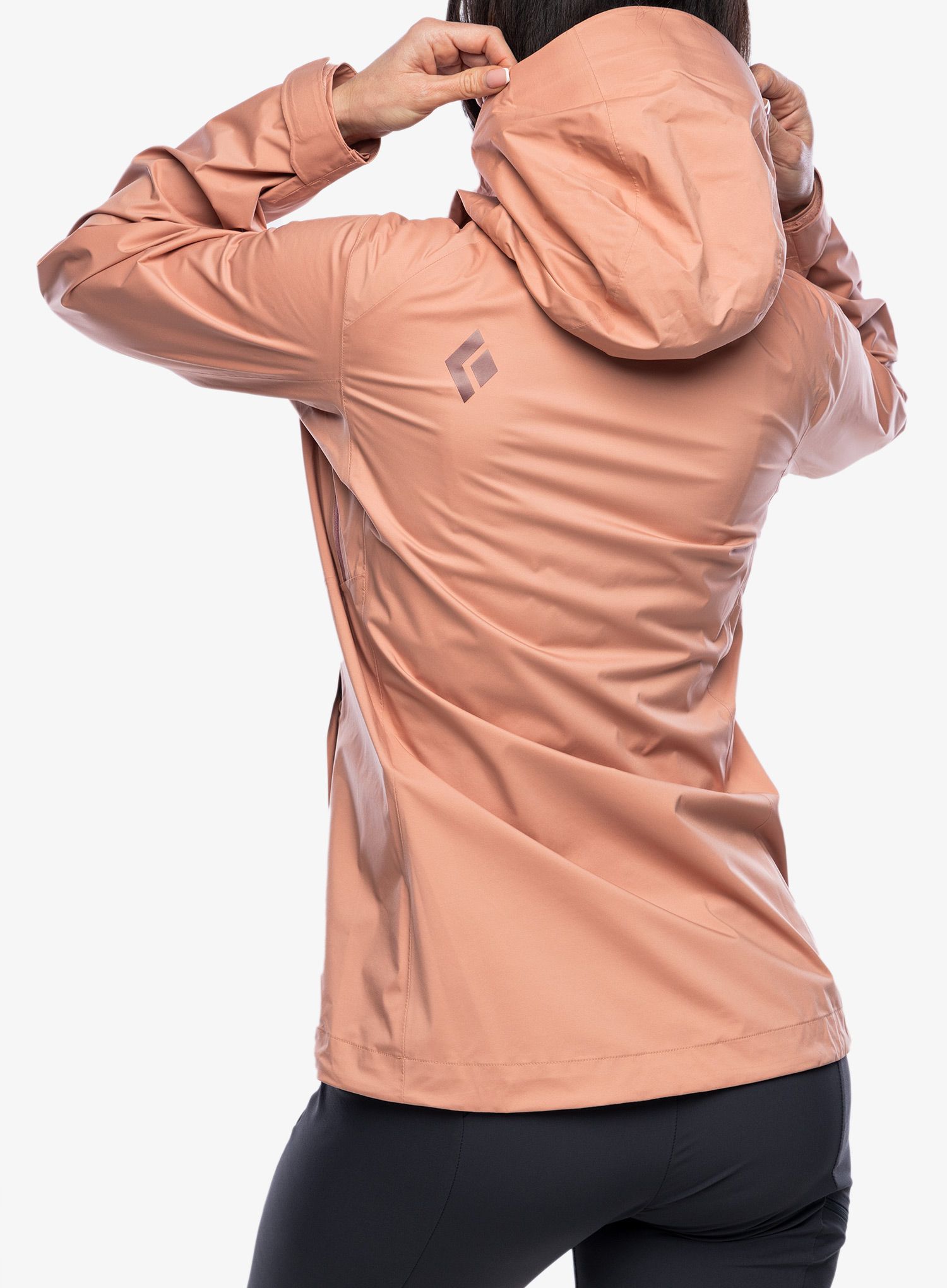 Ženska jakna Black Diamond Stormline Stretch Rain Shell - chalk pink