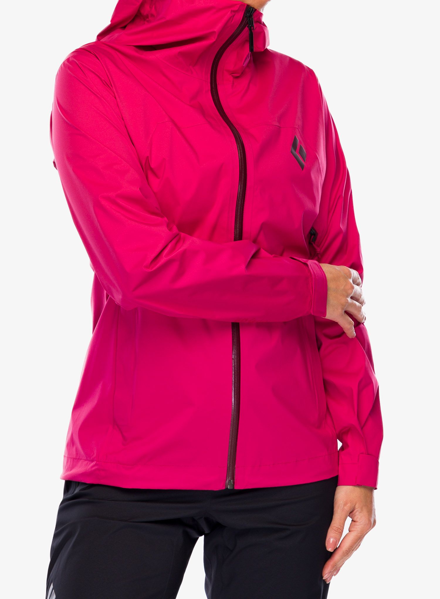 Ženska jakna Black Diamond Stormline Stretch Rain Shell - pomegranate
