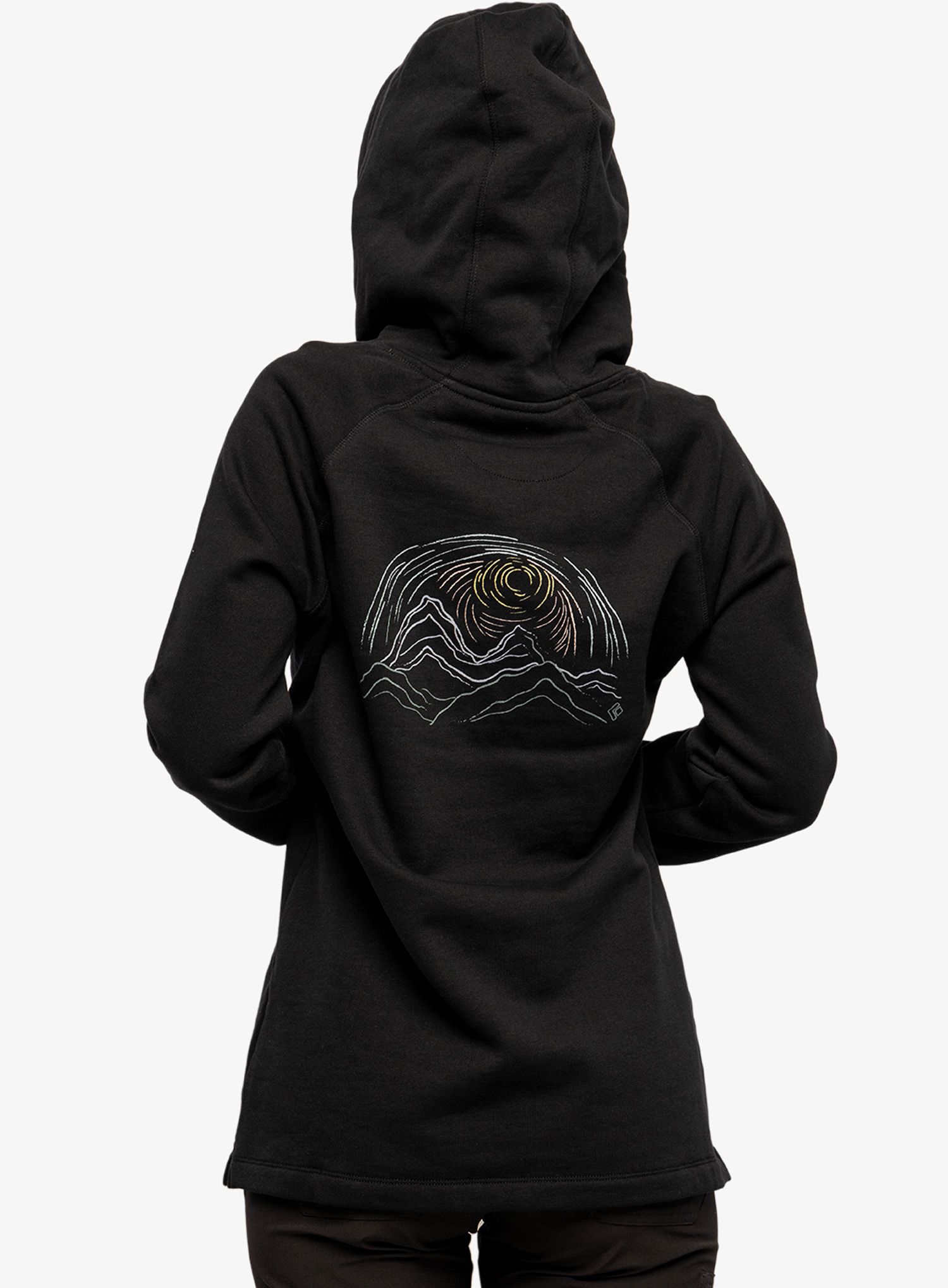 Jopica Black Diamond Summit Scribble Hoody - black