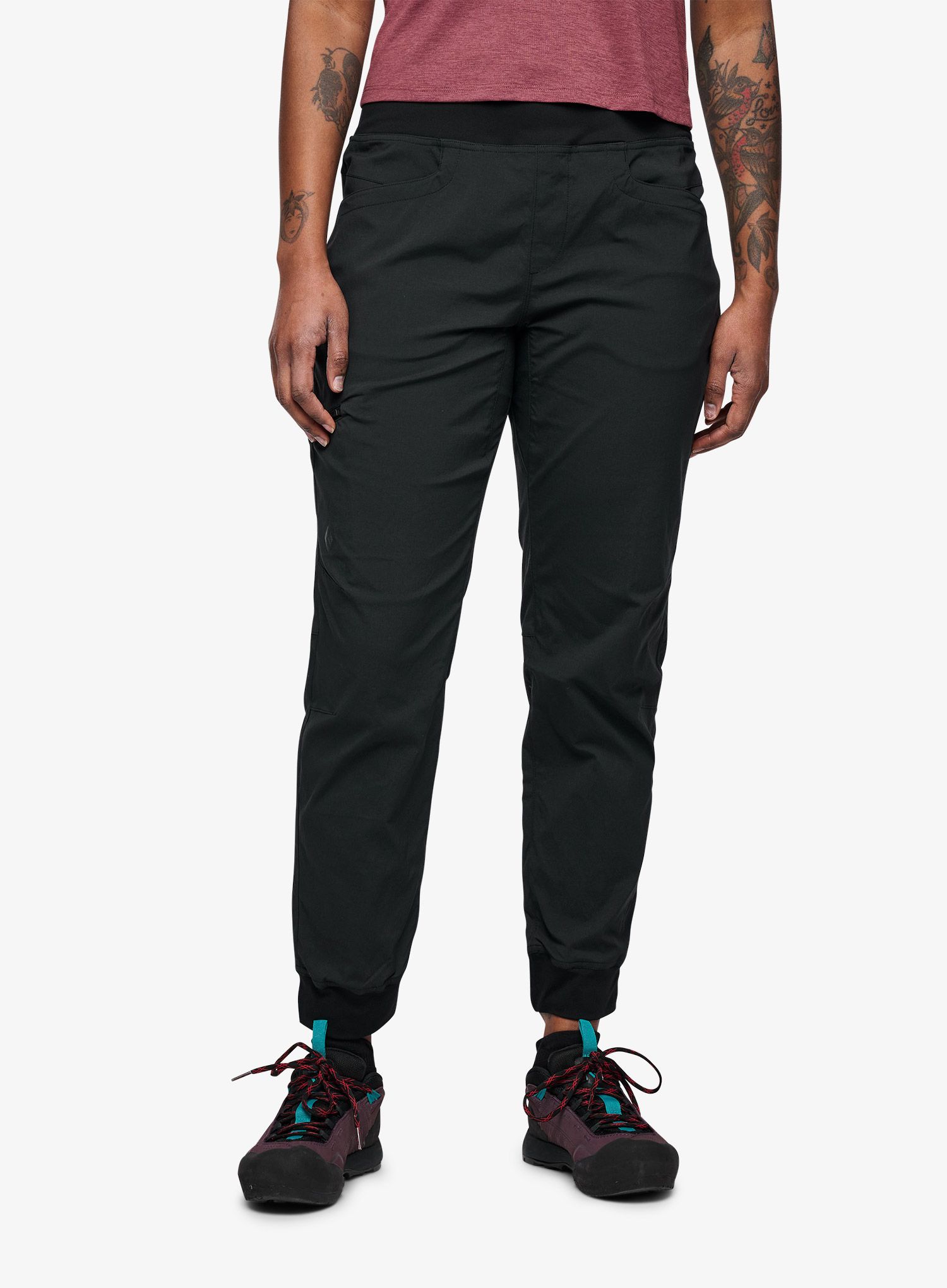 Ženske hlače Black Diamond Technician Jogger Pants - black