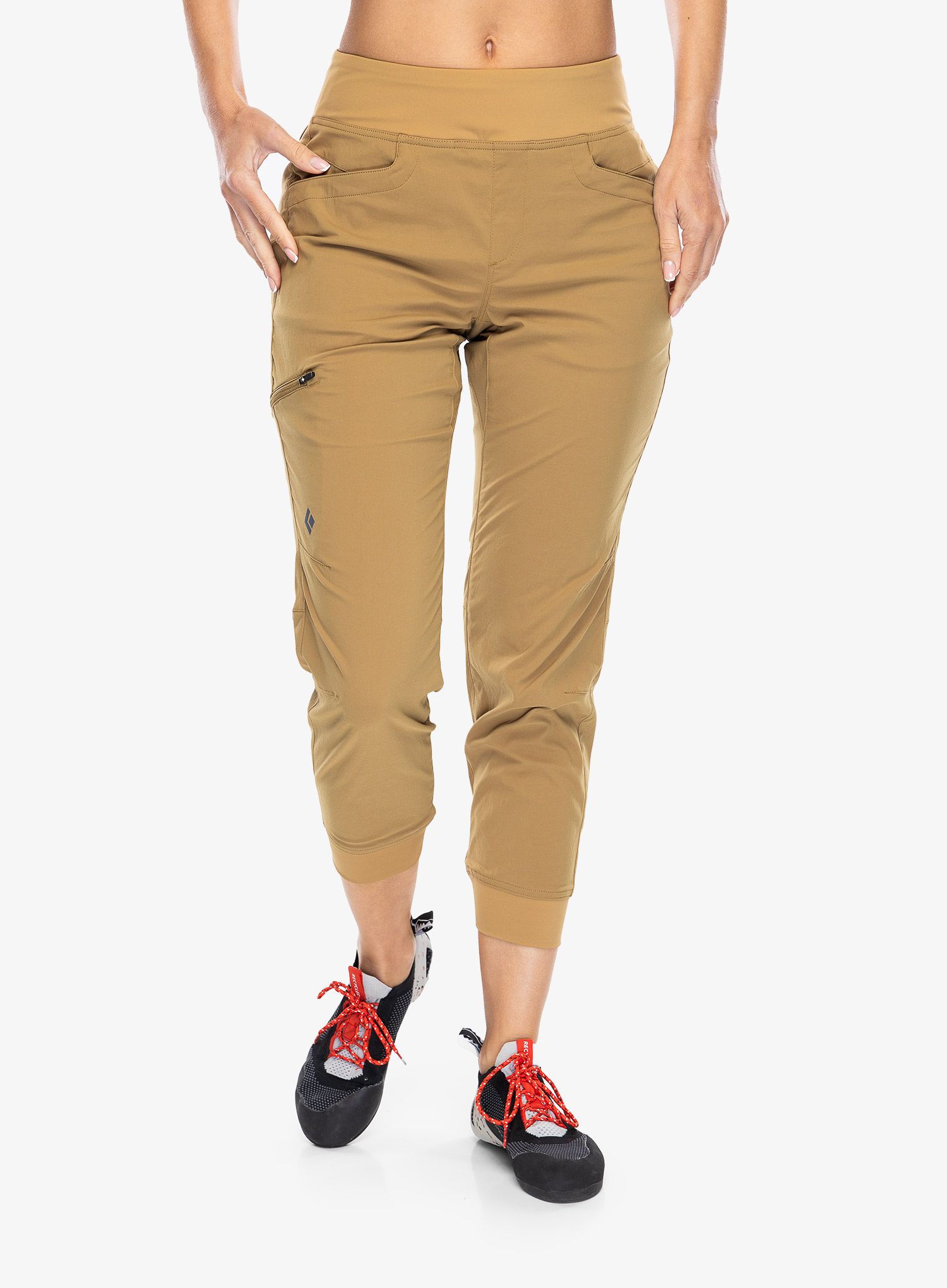 Ženske hlače Black Diamond Technician Jogger Pants - flax