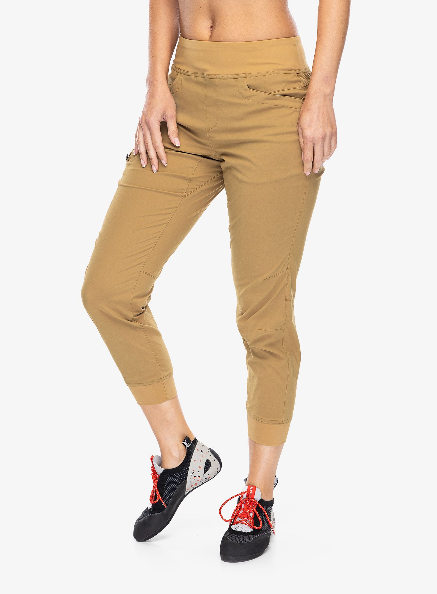 Ženske hlače Black Diamond Technician Jogger Pants - flax