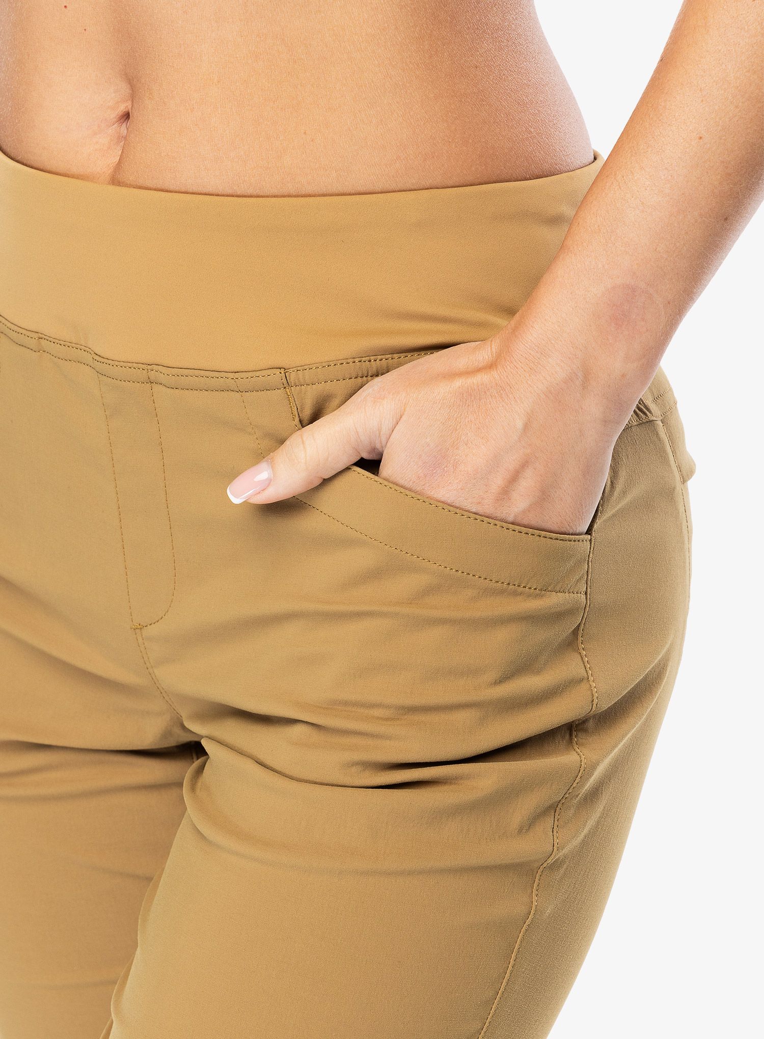 Ženske hlače Black Diamond Technician Jogger Pants - flax
