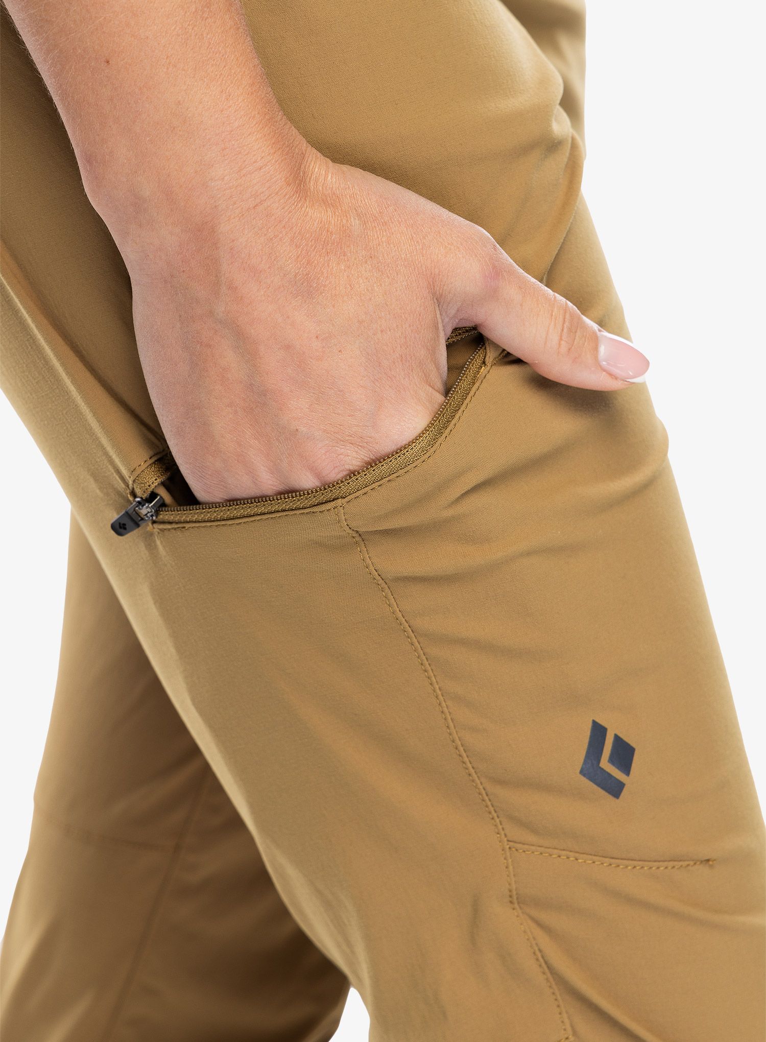 Ženske hlače Black Diamond Technician Jogger Pants - flax
