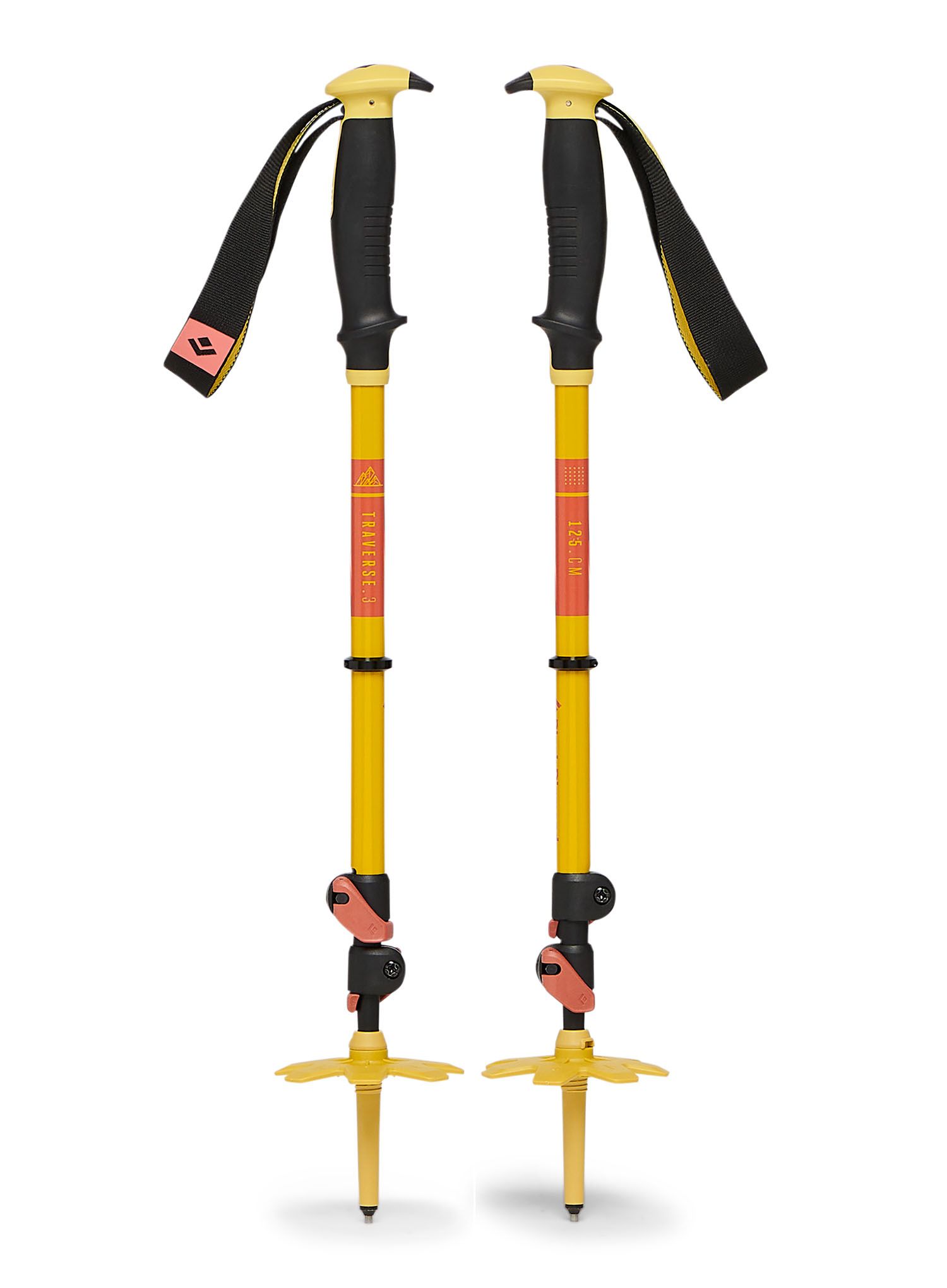 Palice za turno smučanje Black Diamond Traverse 3 Ski Poles - sulphur green