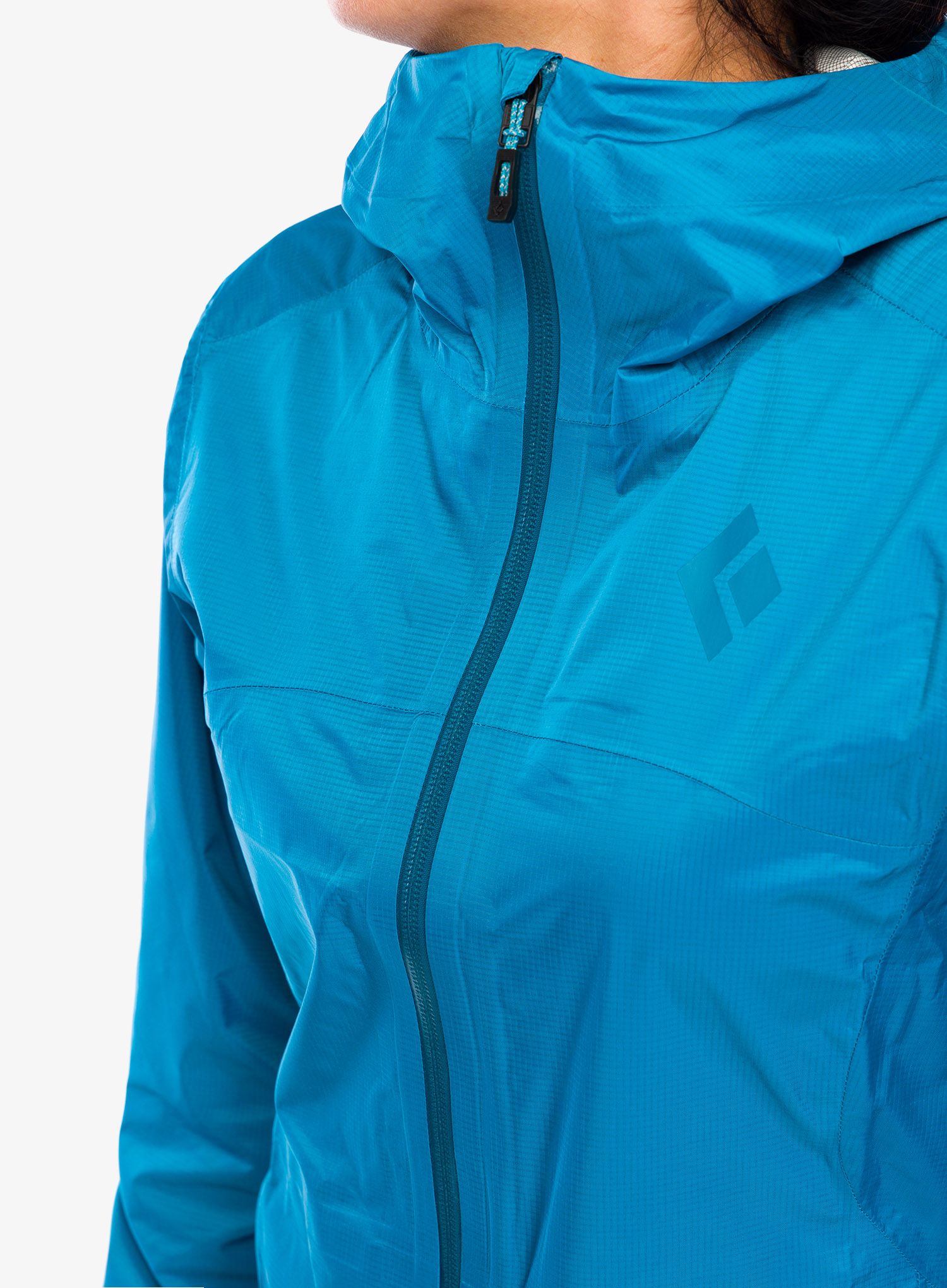 Ženska jakna Black Diamond Treeline Rain Shell - azul