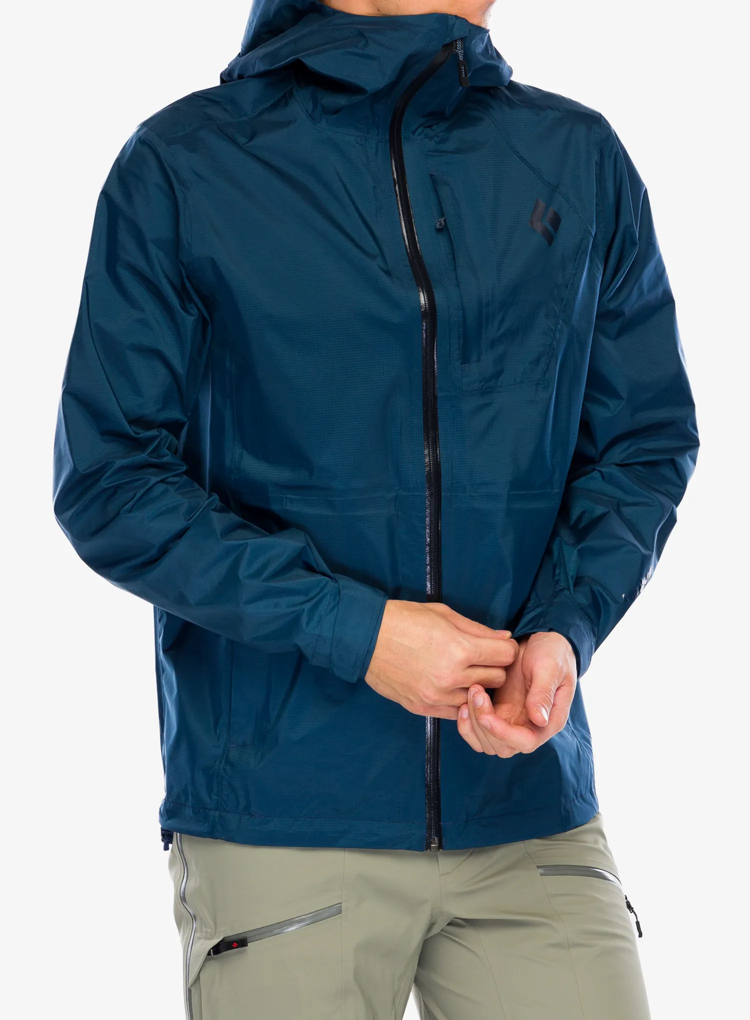 Nepremočljiva jakna Black Diamond Treeline Rain Shell - indigo