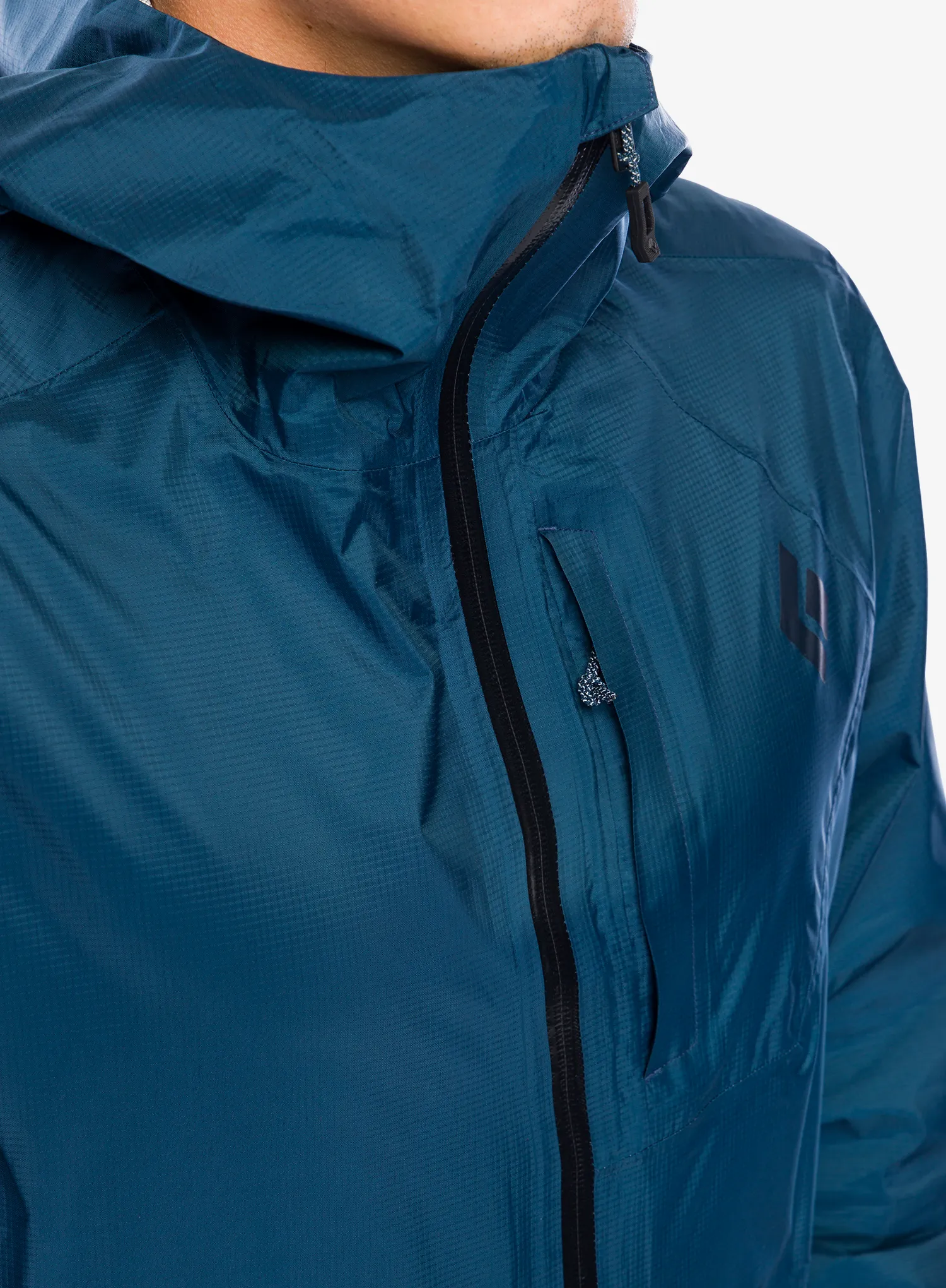 Nepremočljiva jakna Black Diamond Treeline Rain Shell - indigo