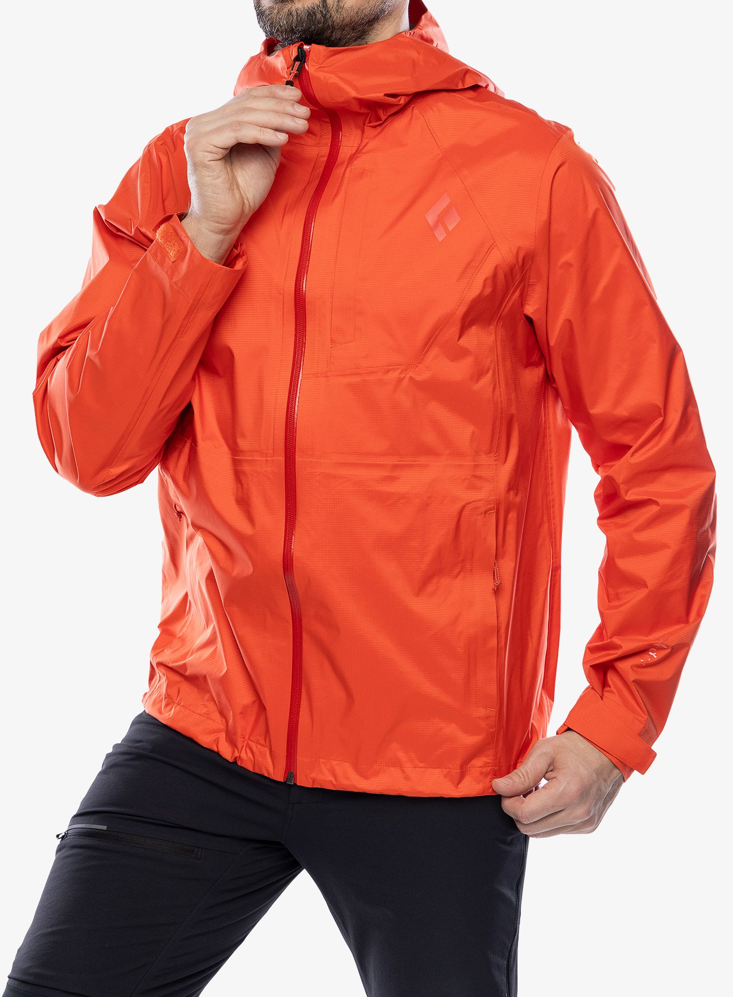 Nepremočljiva jakna Black Diamond Treeline Rain Shell - octane