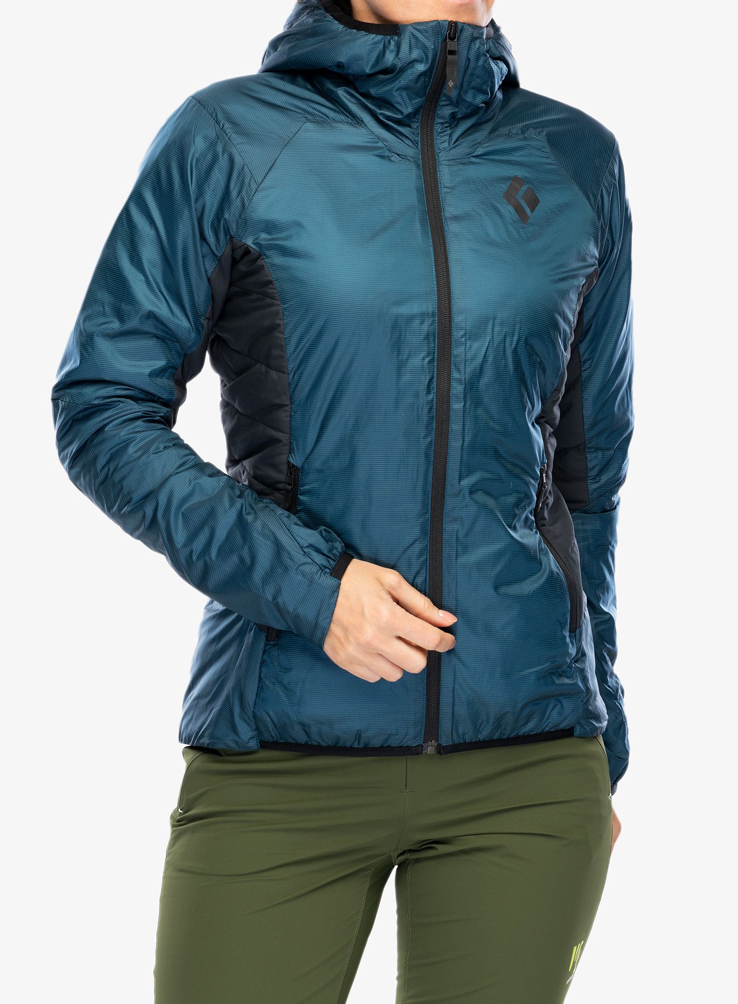 Sintetična jakna Black Diamond Vision Hybrid Hoody - azurite
