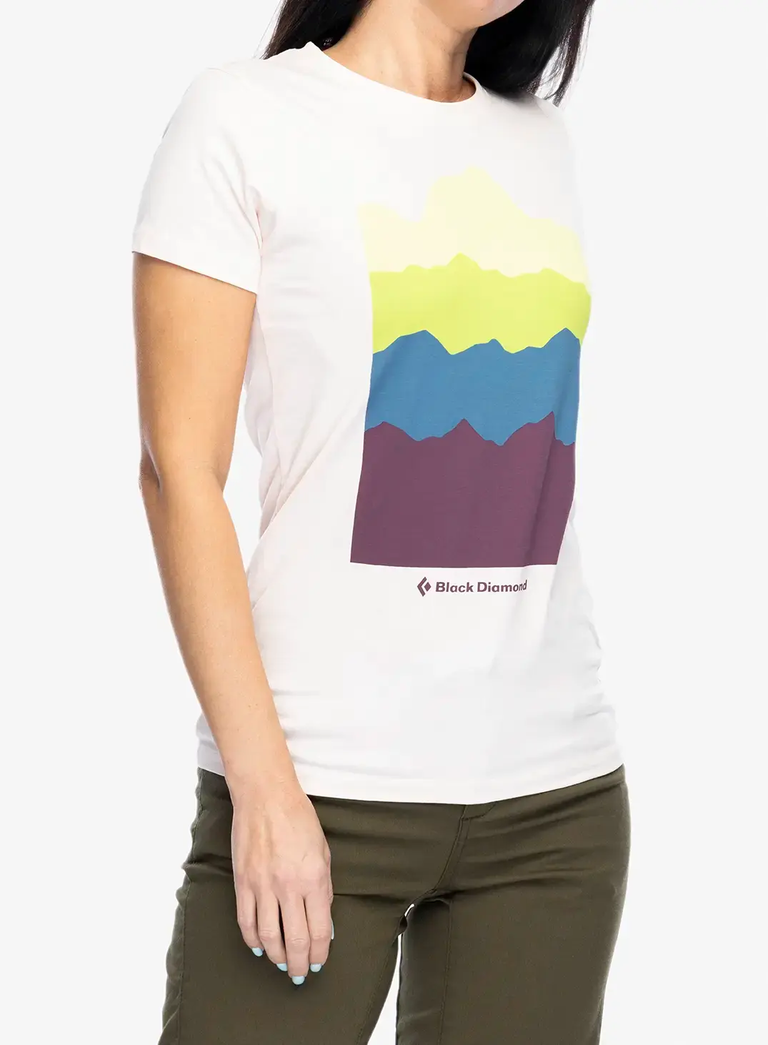 Ženska bombažna majica Black Diamond Vista Tee - ice pink