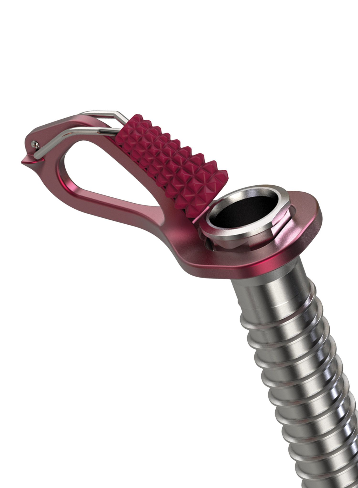 Ledni vijak Blue Ice Aero Ice Screw 10 cm - red