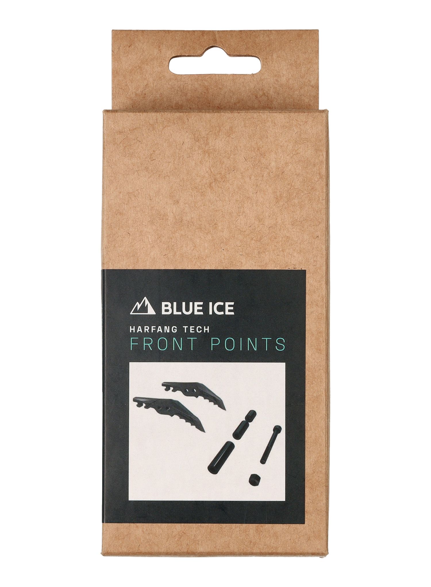 Sprednji zobci za dereze Blue Ice Front Points Harfang Tech - black