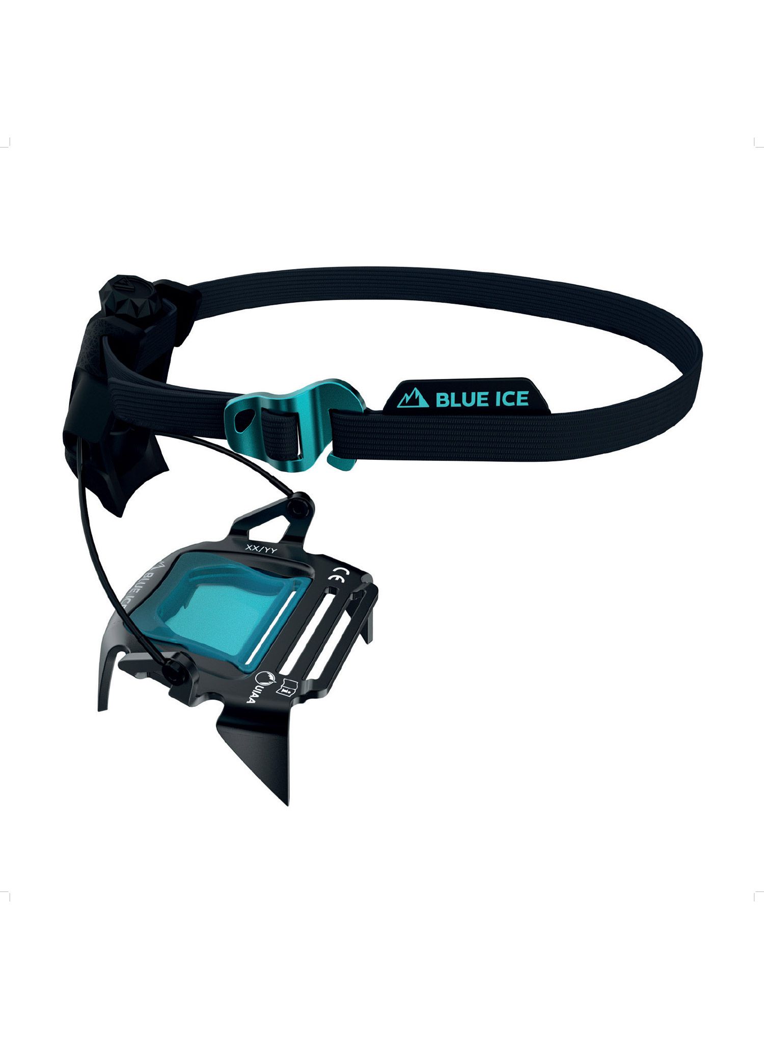 Nastavek za pritrditev derez Blue Ice Harfang Steel Heel - black