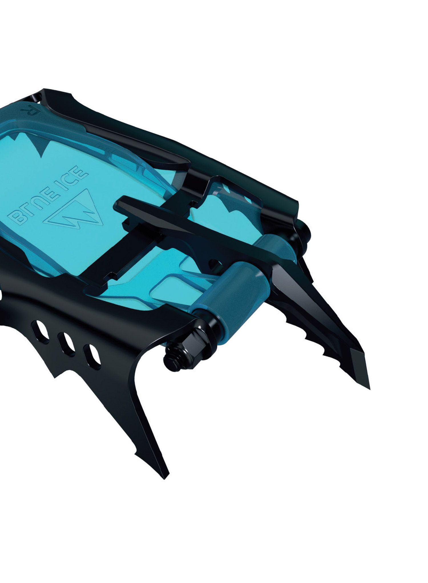 Sprednji zobci za dereze Blue Ice Harfang Tech Front Rail - black