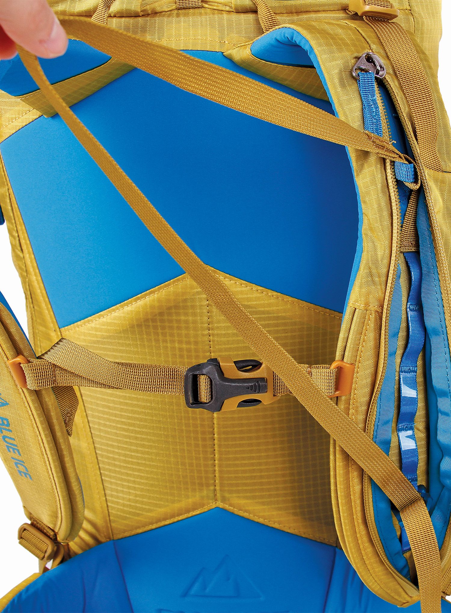 Nahrbtnik za turno smučanje Blue Ice Kume Pack 38L - super lemon