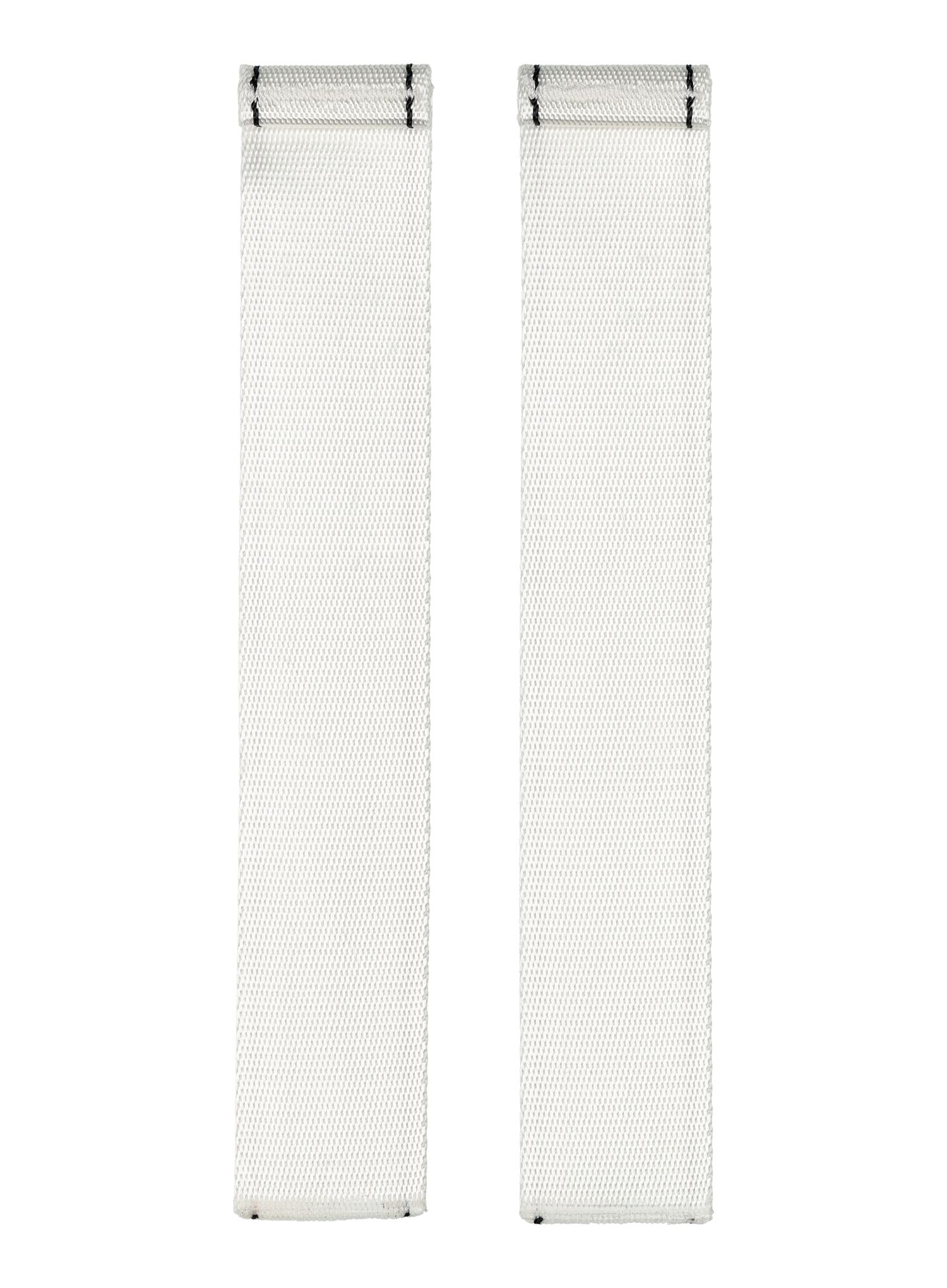 Pas Blue Ice Short Center Strap - white