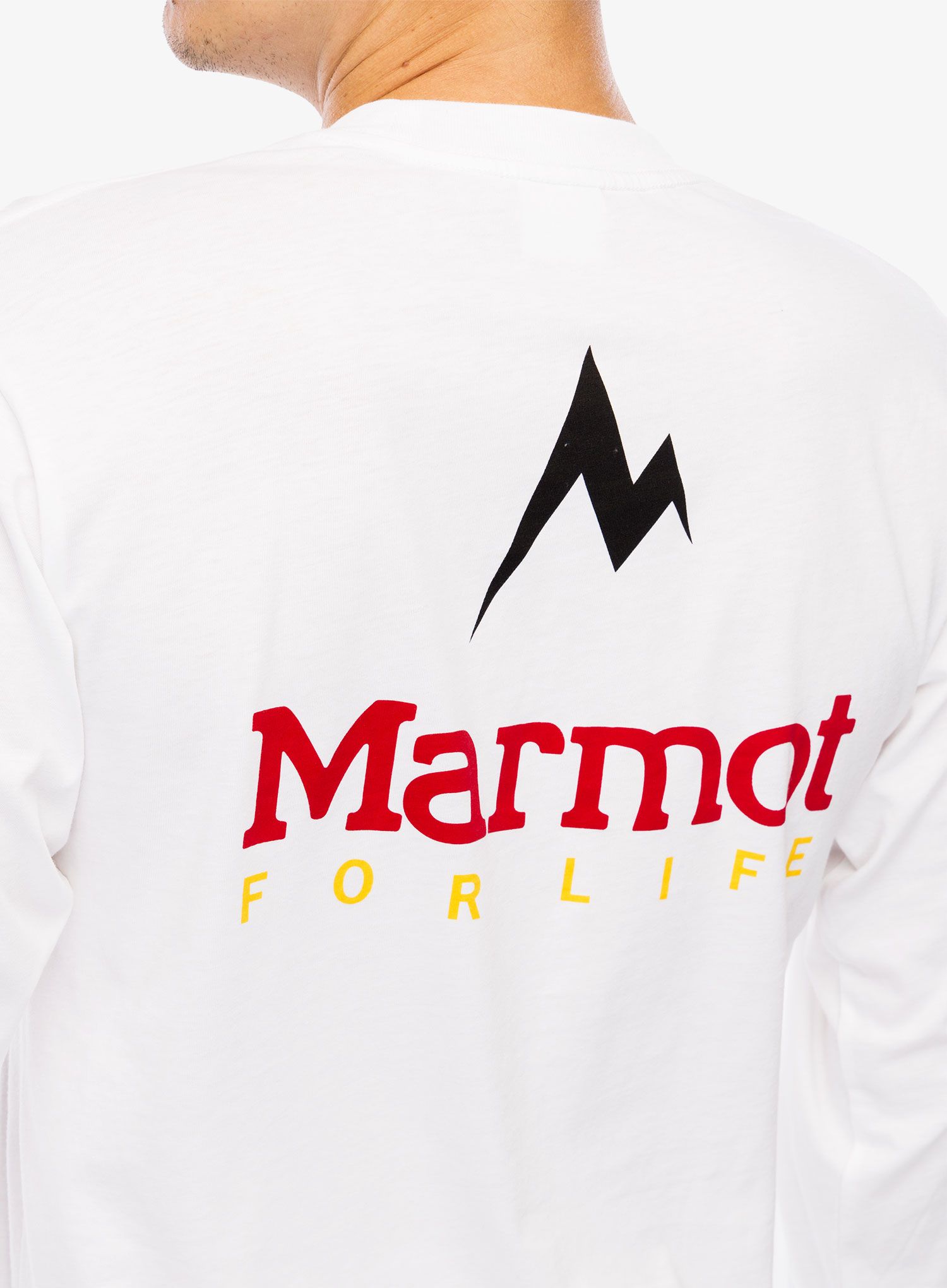 Puloverji brez kapuce Marmot For Life Tee LS - white