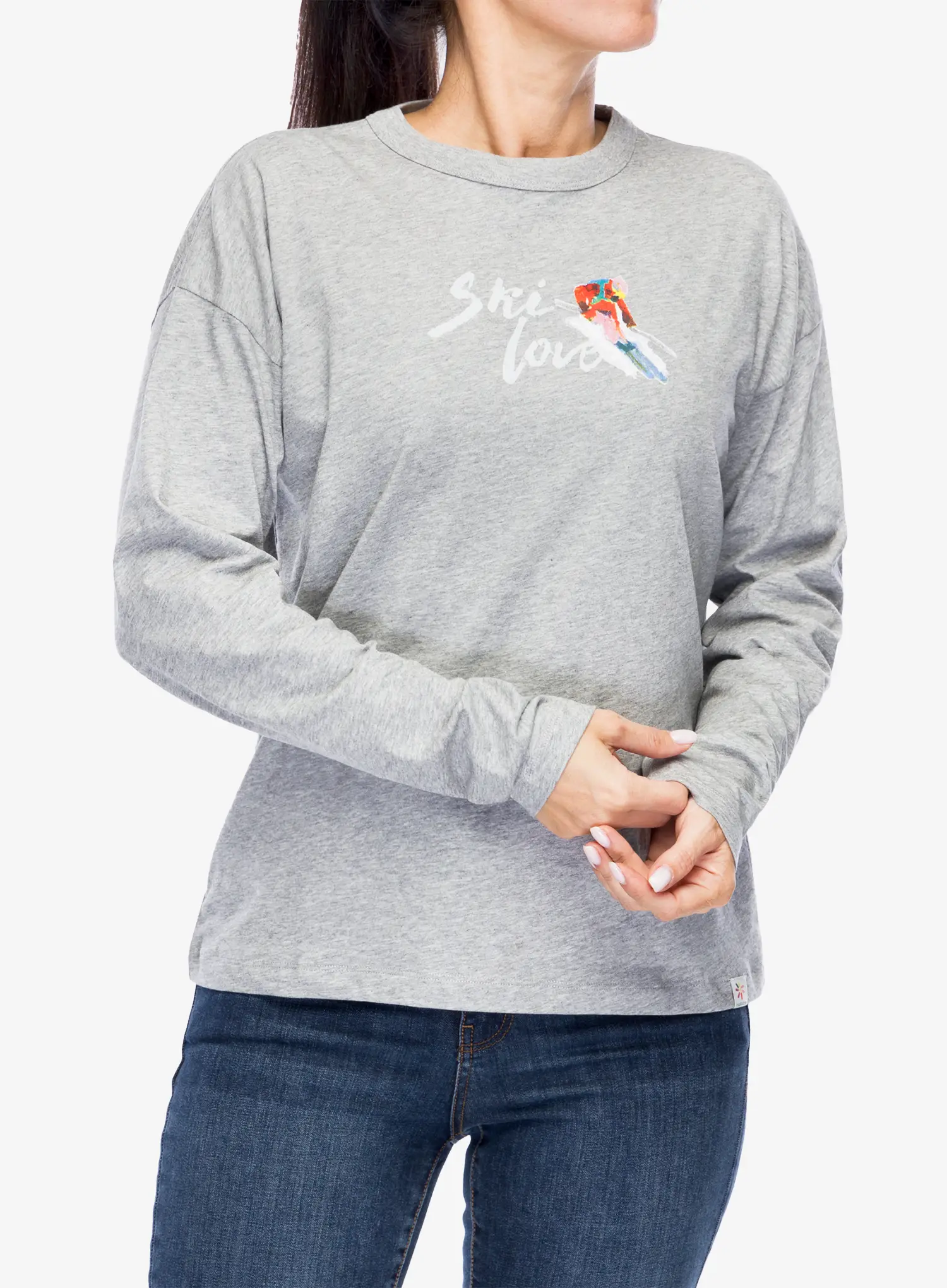 Ženska jopica Maloja Skeena - grey melange freeride