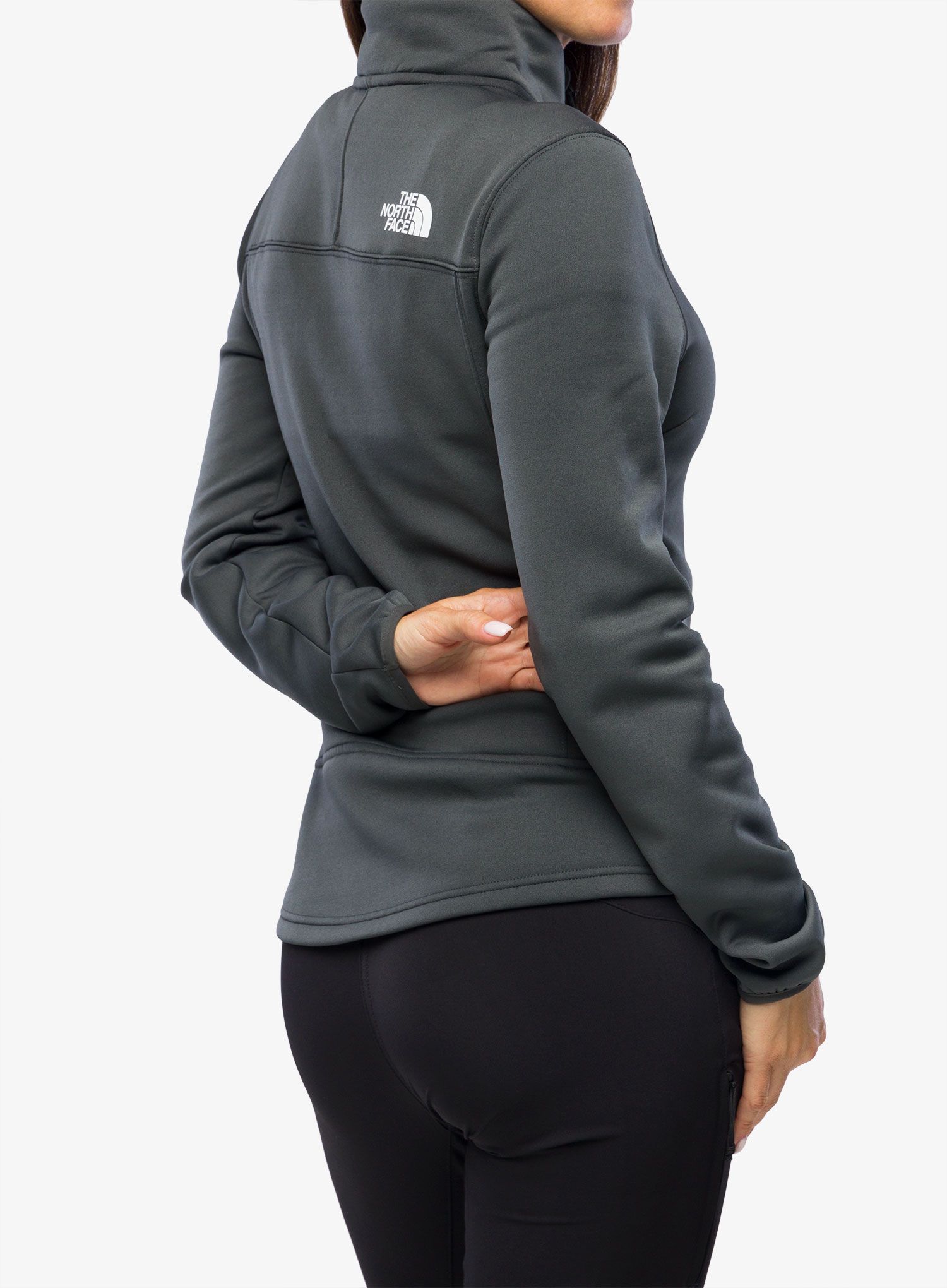 Ženska jopica The North Face Mistyescape Fleece - grey/tnf black