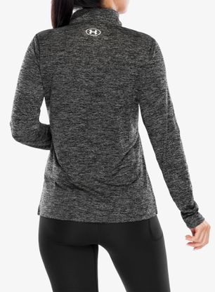 Ženska jopica Under Armour UA Tech Twist 1/2 Zip - black/white