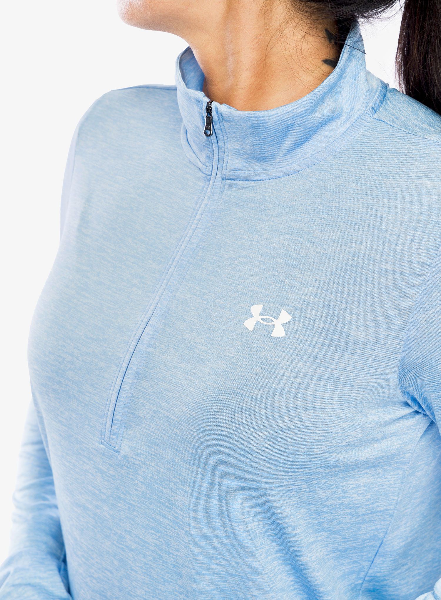 Ženska jopica Under Armour UA Tech Twist 1/2 Zip - horizon blue/white