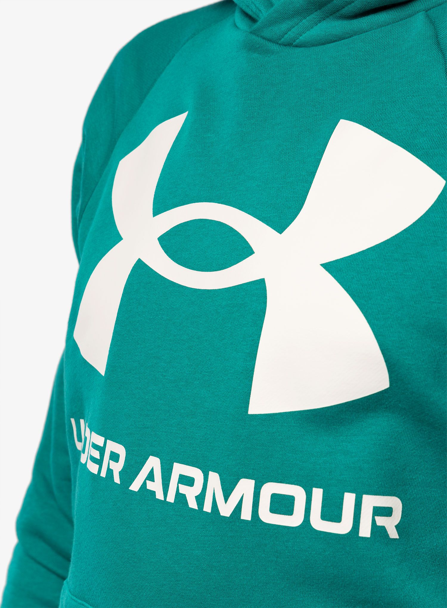 Moška jopica Under Armour Rival Fleece Big Logo HD - coastal teal/onyx white