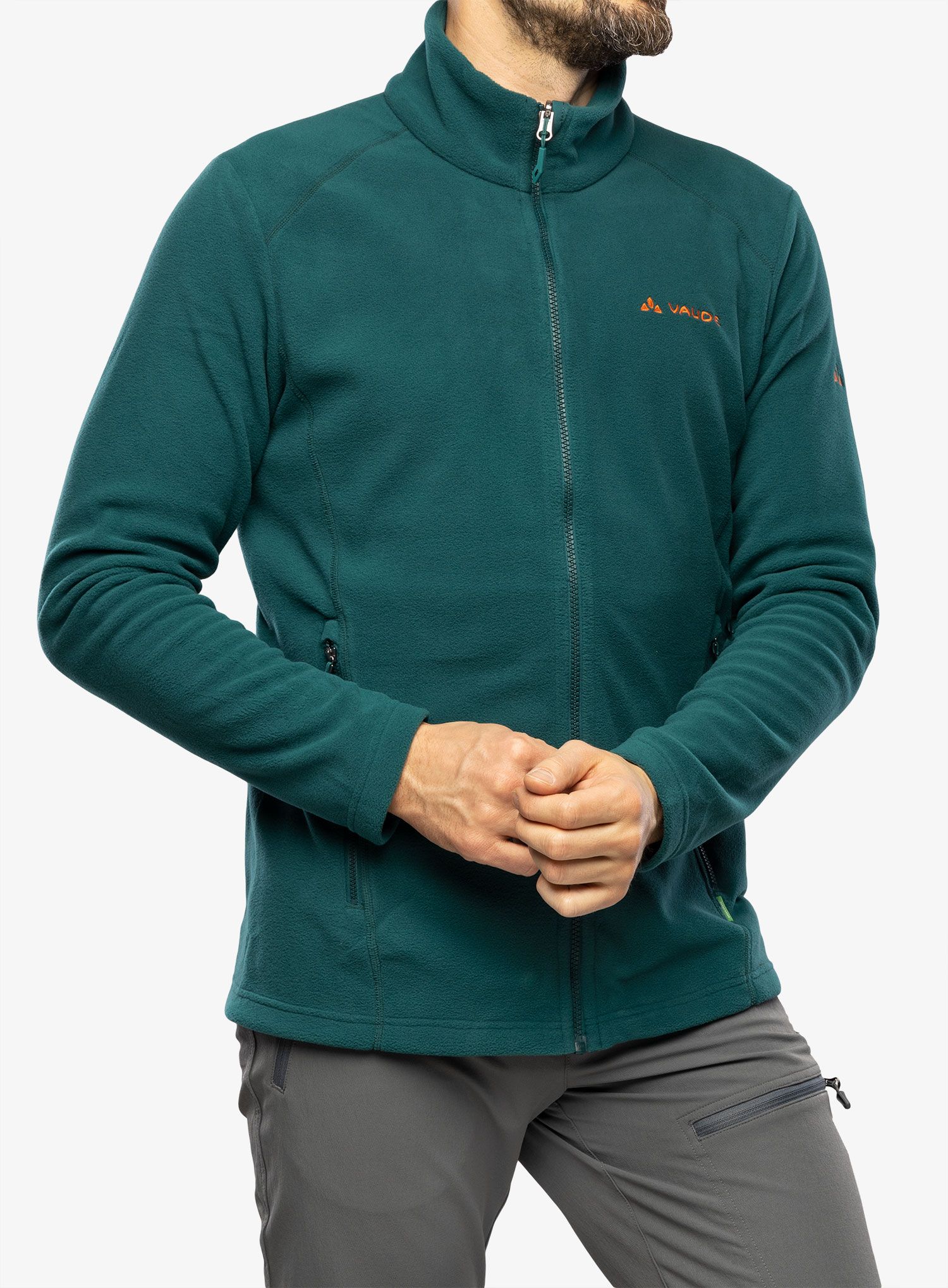 Flis Vaude Rosemoor Fleece Jacket II - mallard green