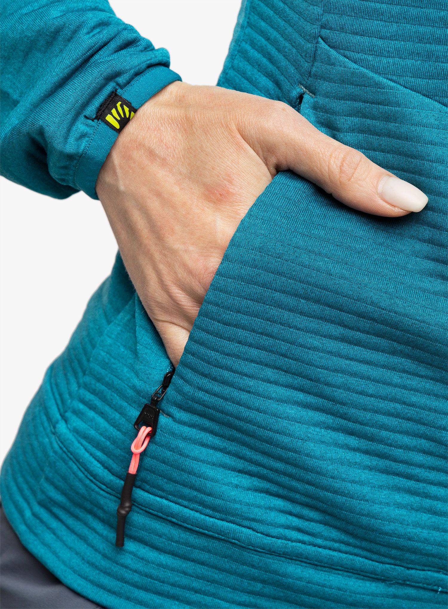 Ženski flis Karpos Nuvolau Fleece - corsair/adriatic blue