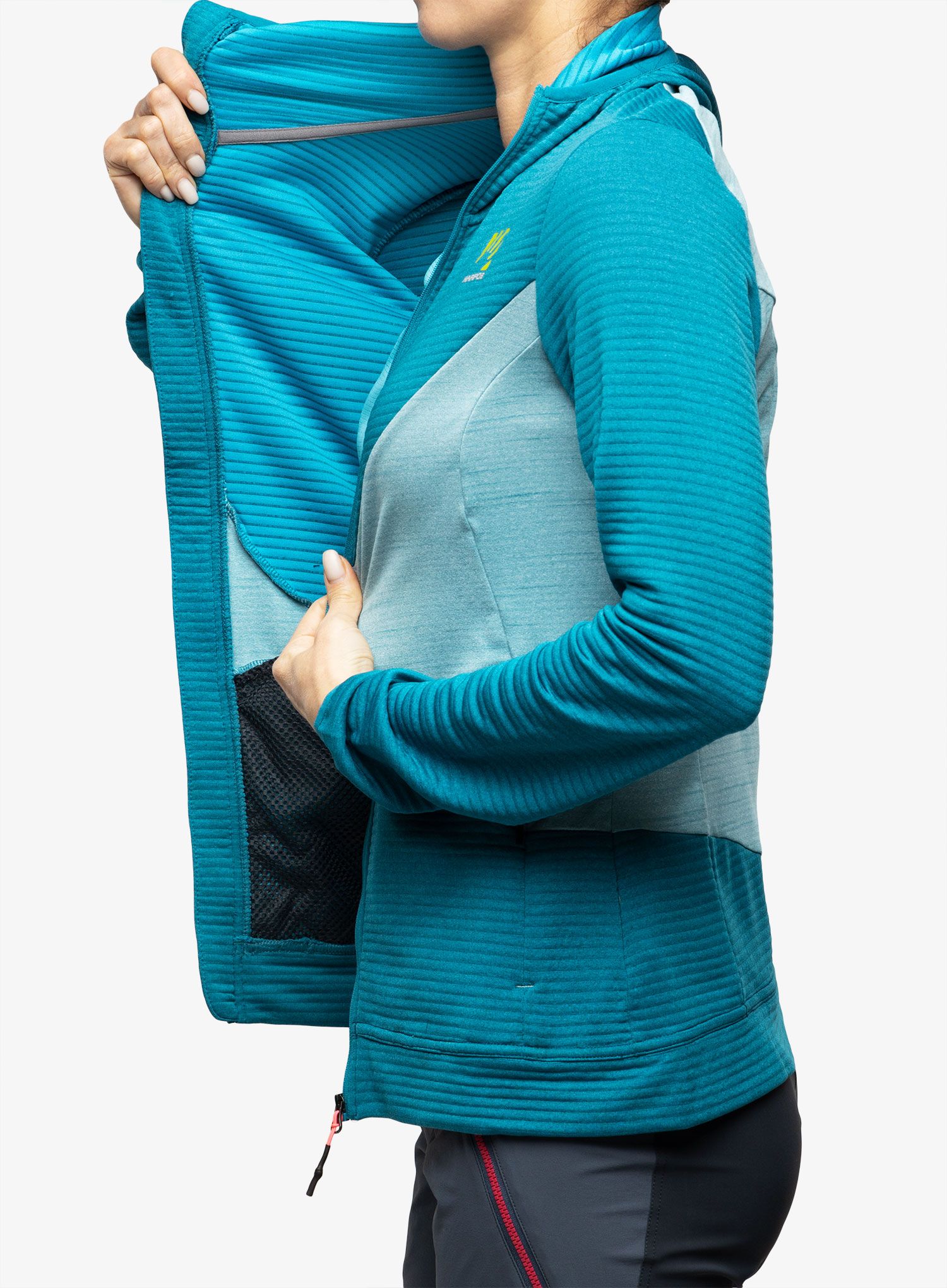 Ženski flis Karpos Nuvolau Fleece - corsair/adriatic blue