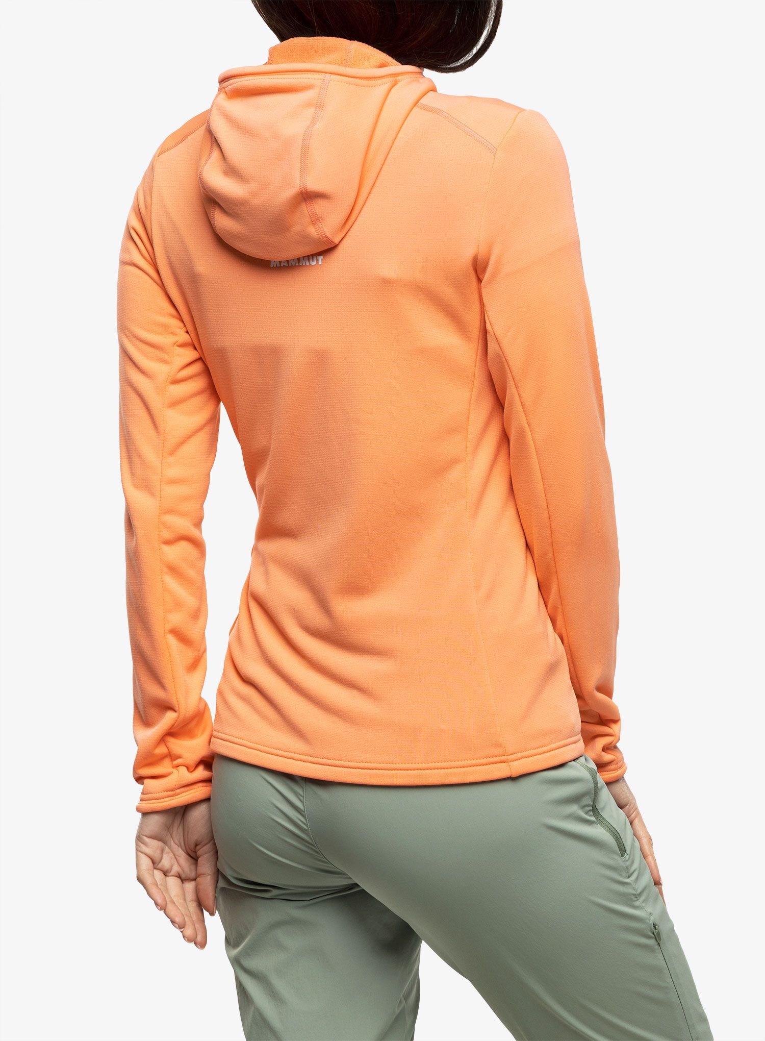 Ženski flis Mammut Aconcagua Light ML Hooded Jacket - salmon