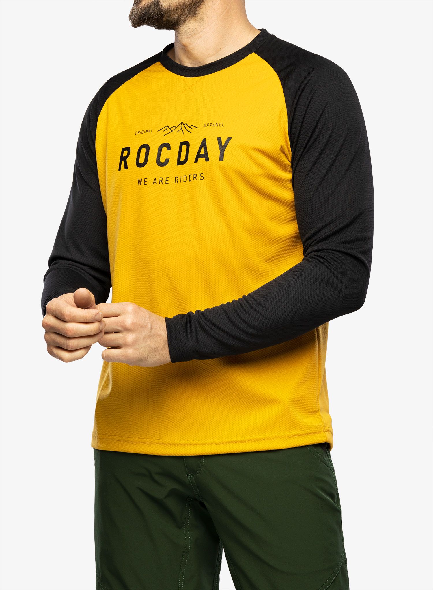 Kolesarska jopa Rocday Patrol - black/yellow