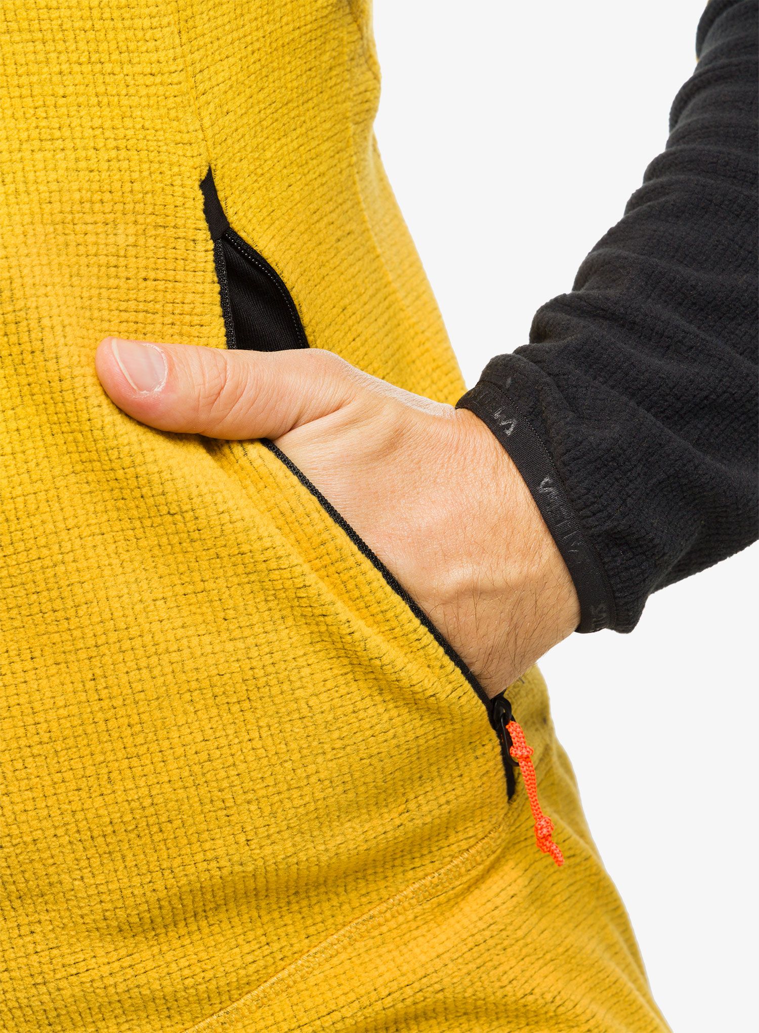 Jopica na zadrgo Salewa Paganella PL Fleece - gold