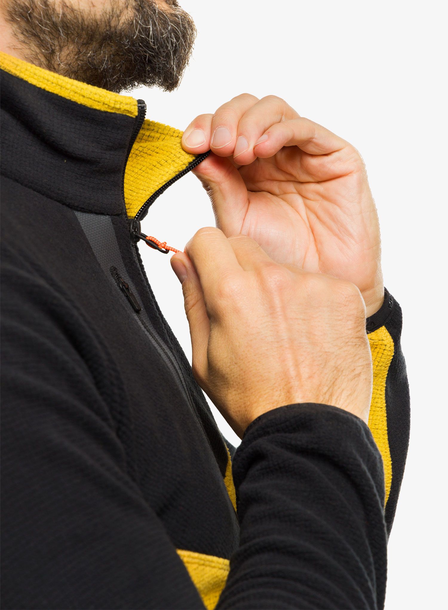Jopica na zadrgo Salewa Paganella PL Fleece - gold