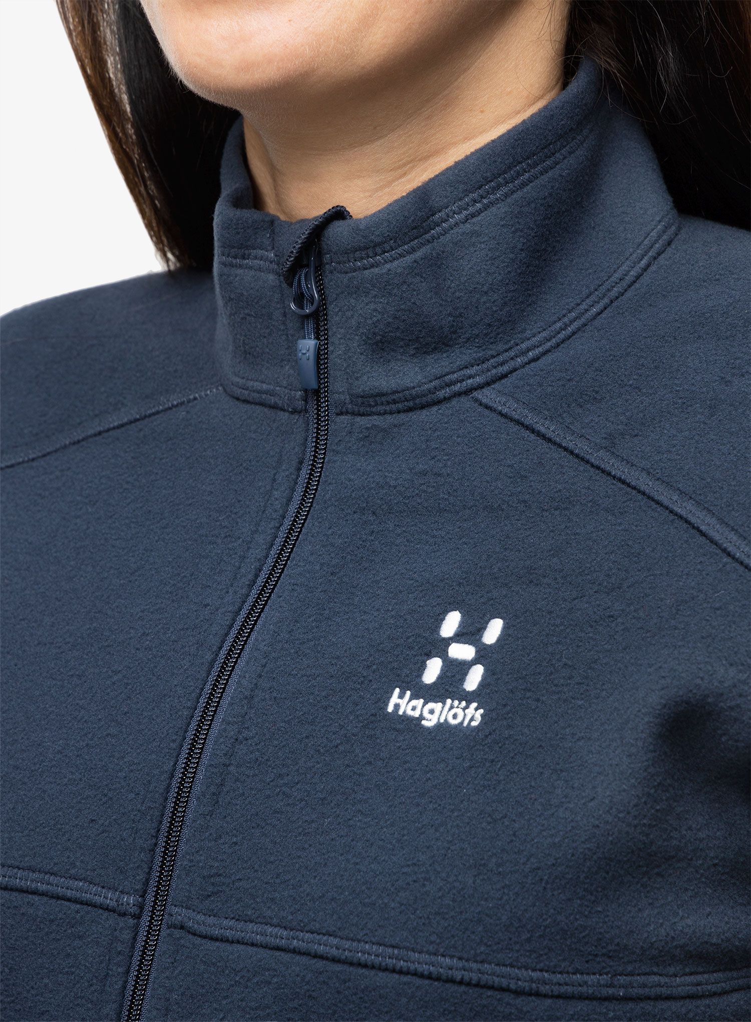 Ženska jopica z zadrgo Haglofs Buteo Mid Jacket - tarn blue