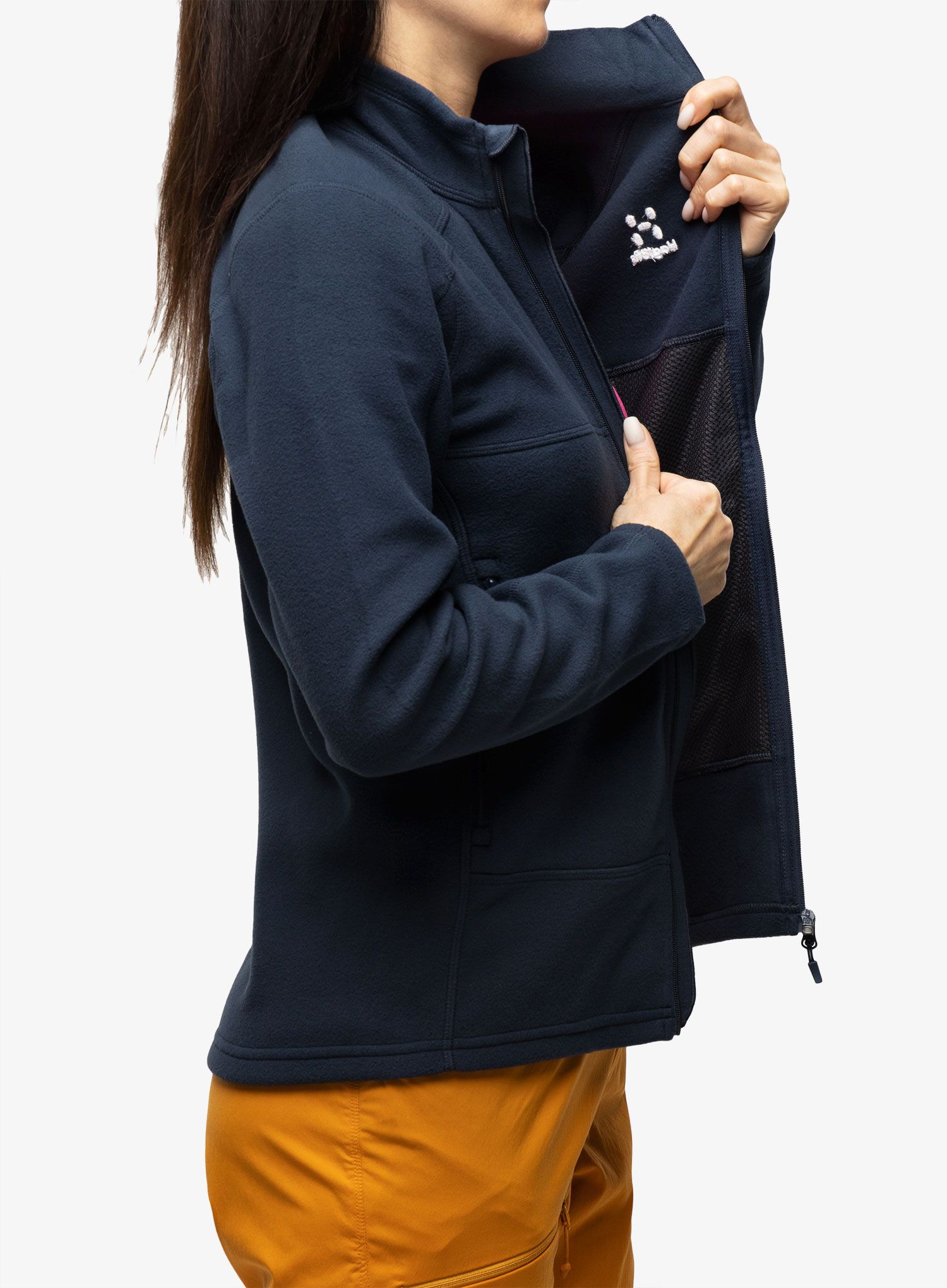 Ženska jopica z zadrgo Haglofs Buteo Mid Jacket - tarn blue