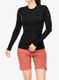 Ženska termo flis jopa Smartwool Classic Thermal Merino BL Crew - black