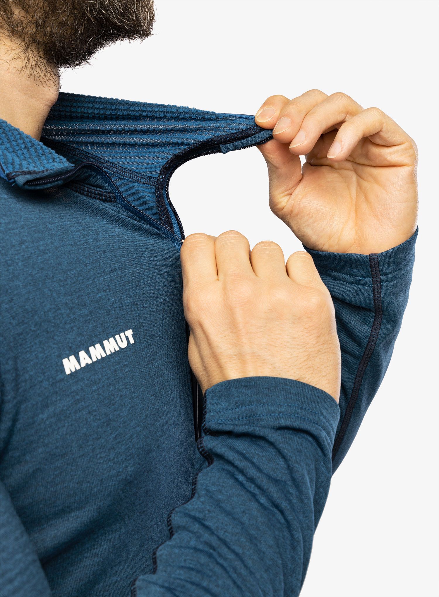 Jopica Mammut Aenergy Light ML Hooded Jacket - deep ice/marine