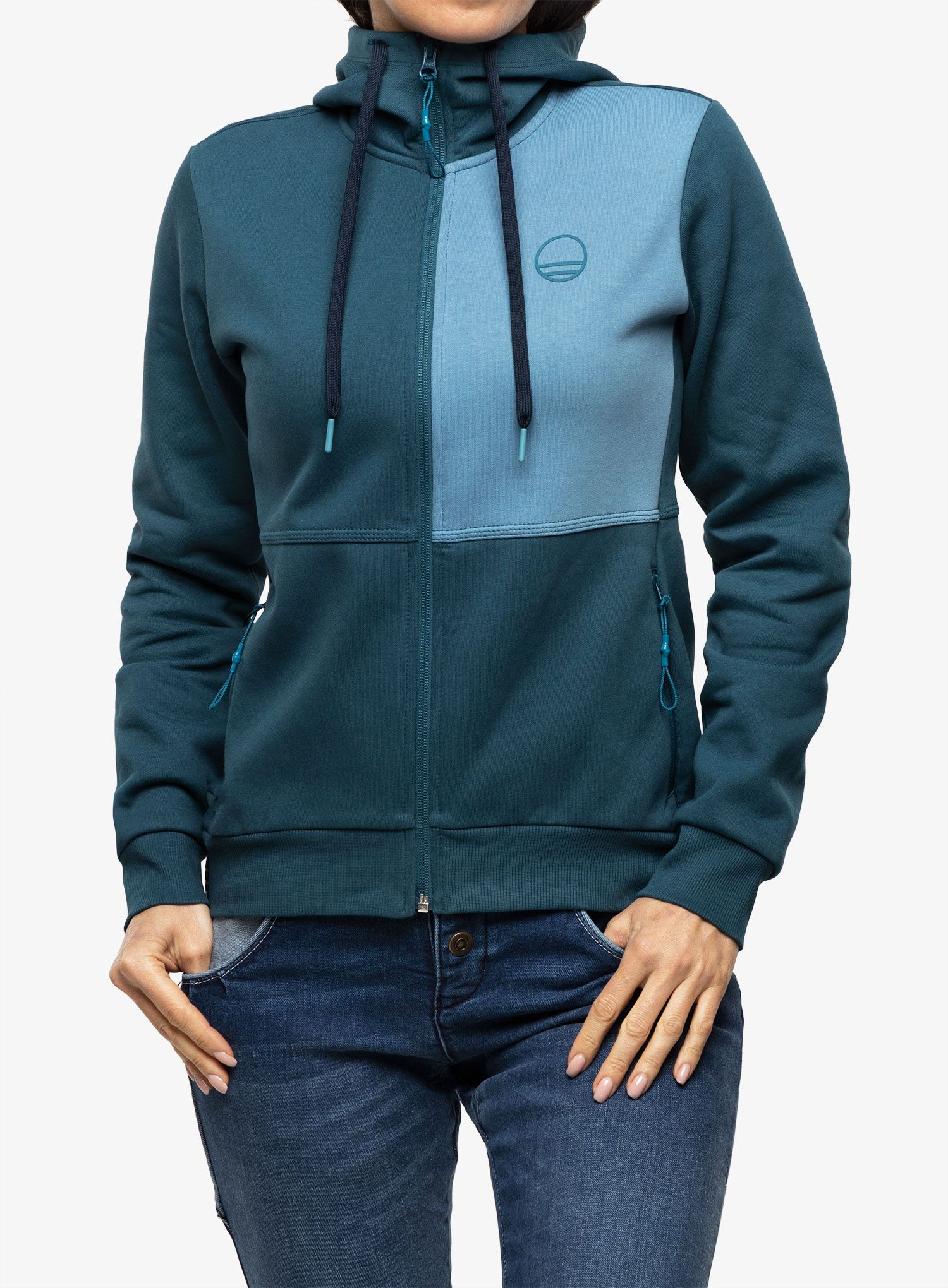 Ženska plezalna jopa Wild Country Flow Hoody - petrol