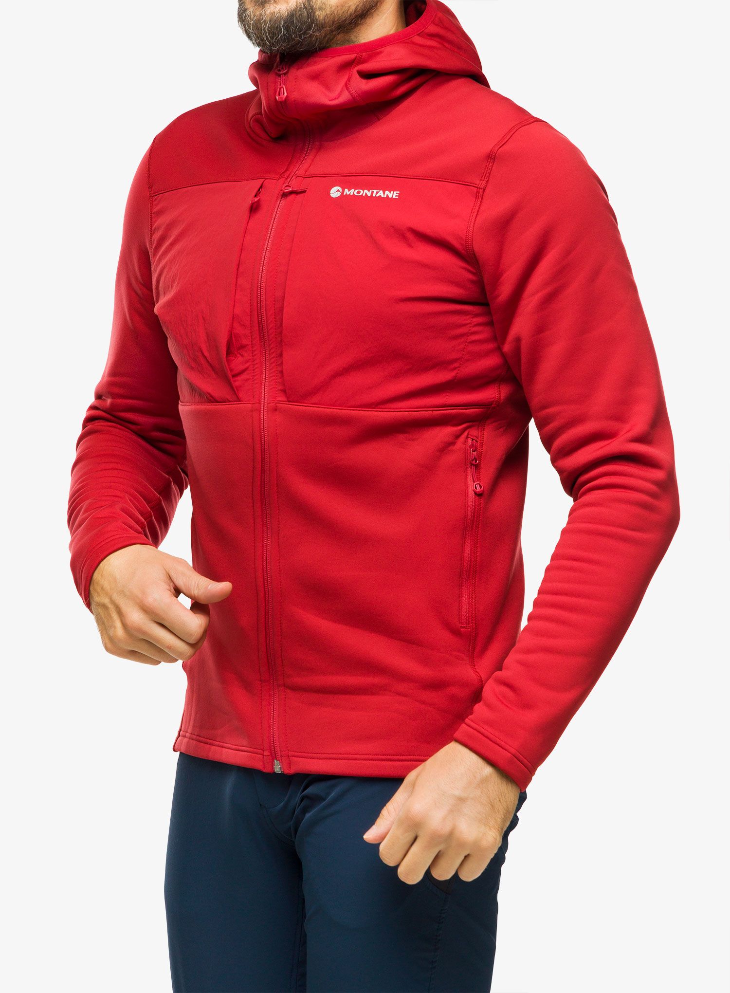 Jopica s kapuco Montane Fury XT Hoodie - acer red