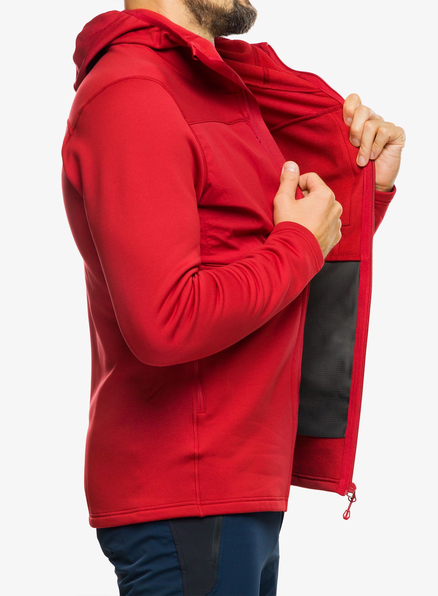 Jopica s kapuco Montane Fury XT Hoodie - acer red