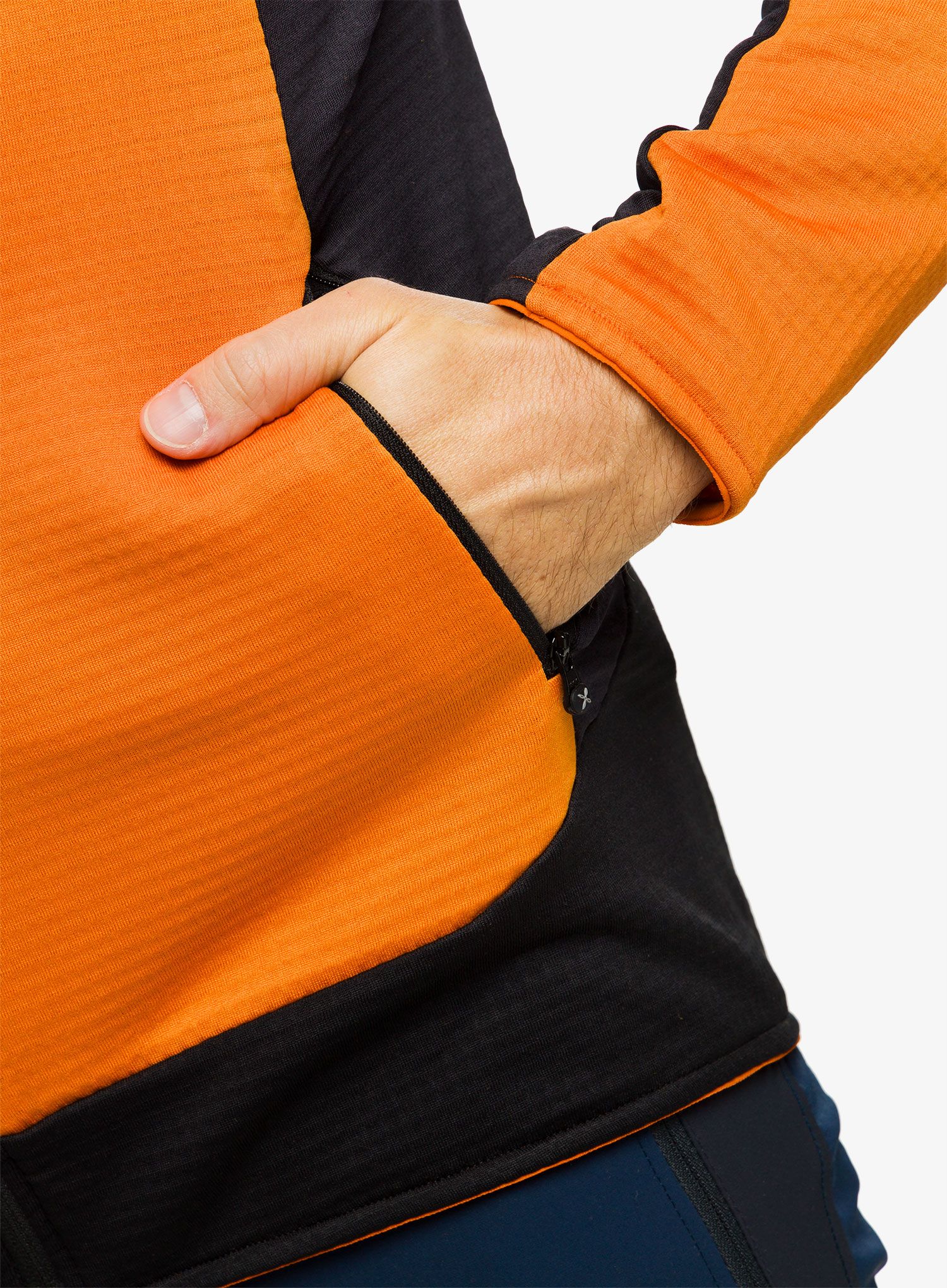 Jopica s kapuco Montura Stretch Color 2 Maglia - mandarine
