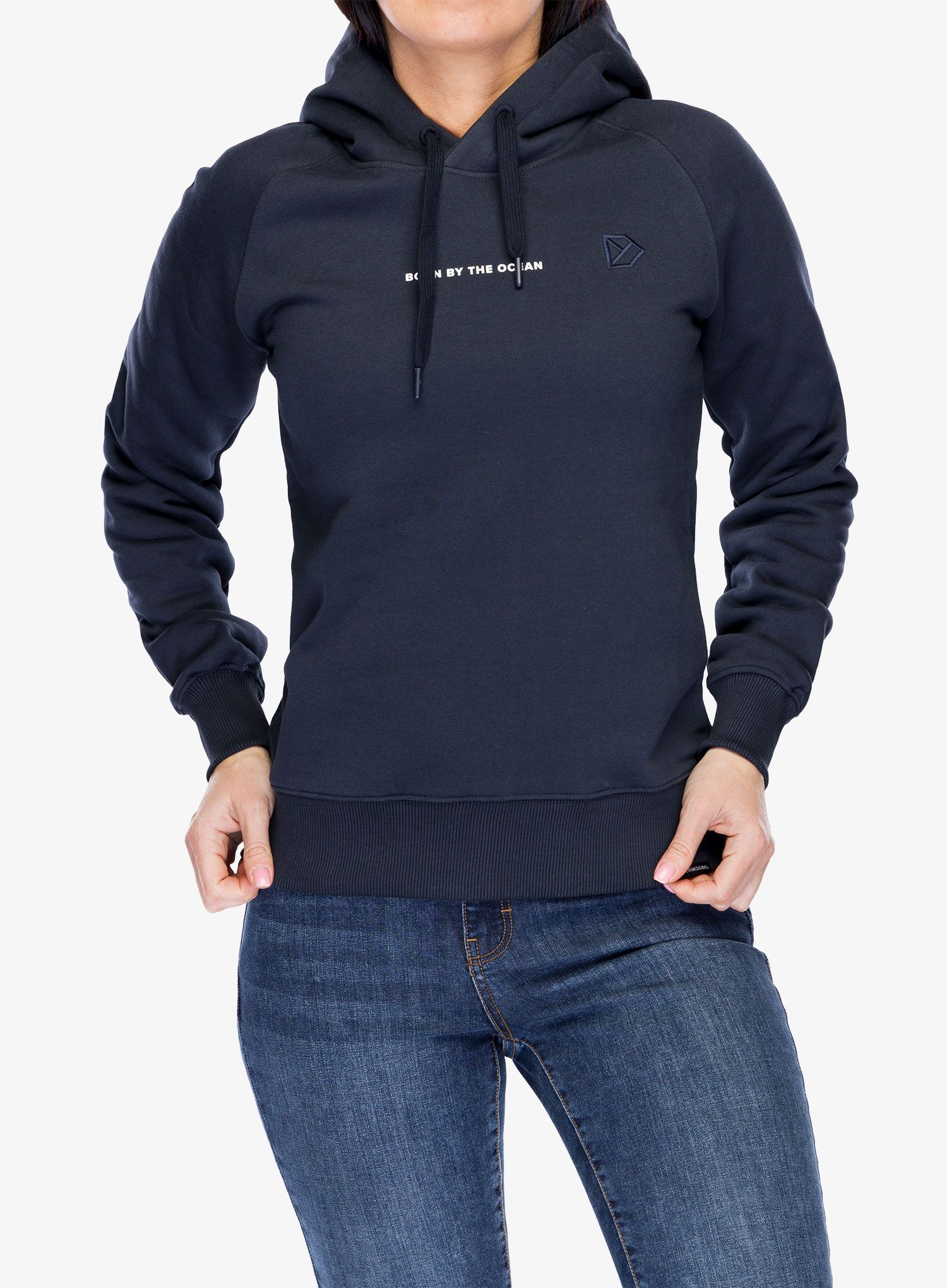 Ženska jopa s kapuco Didriksons Ven Hoodie BBTO - navy