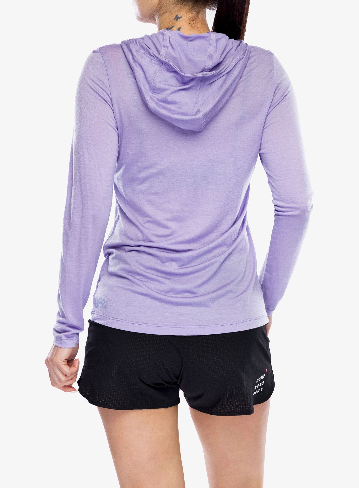 Ženska jopa s kapuco Smartwool Active Ultralite Hoodie - ultra violet