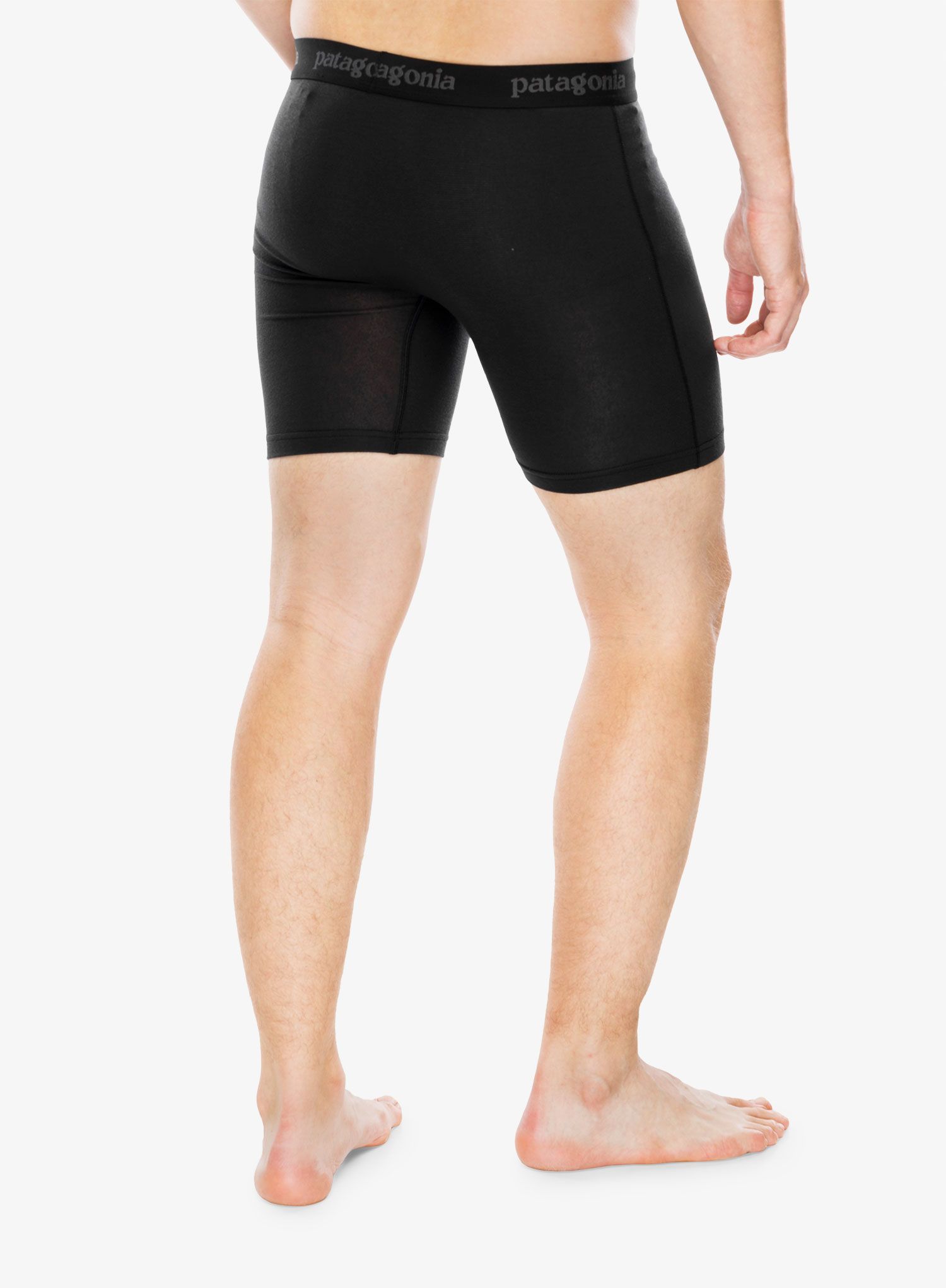 Boksarice Patagonia Essential Boxer Briefs 6 in - black