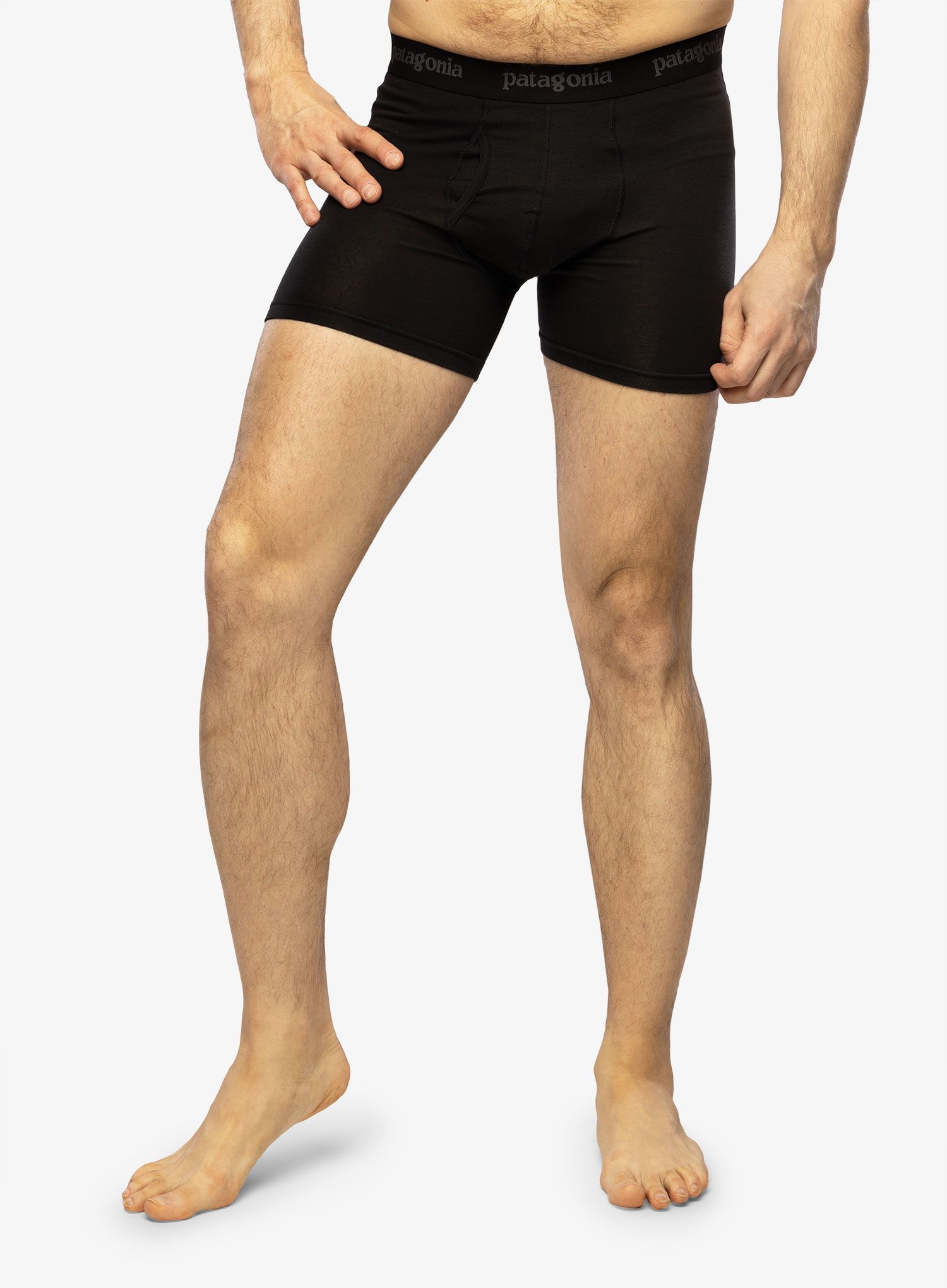 Boksarice Patagonia Essential Boxer Briefs - 3 in - black