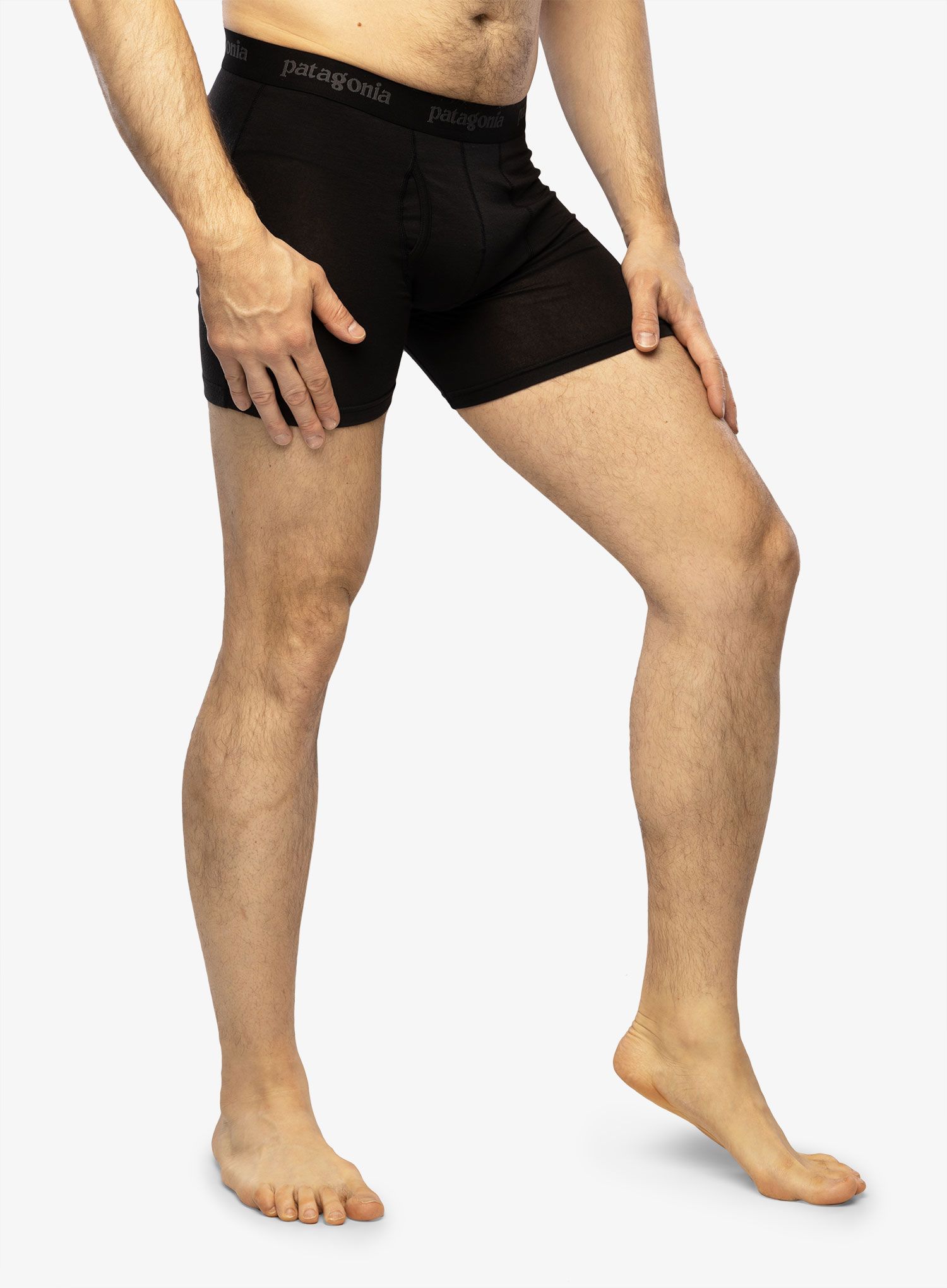 Boksarice Patagonia Essential Boxer Briefs - 3 in - black