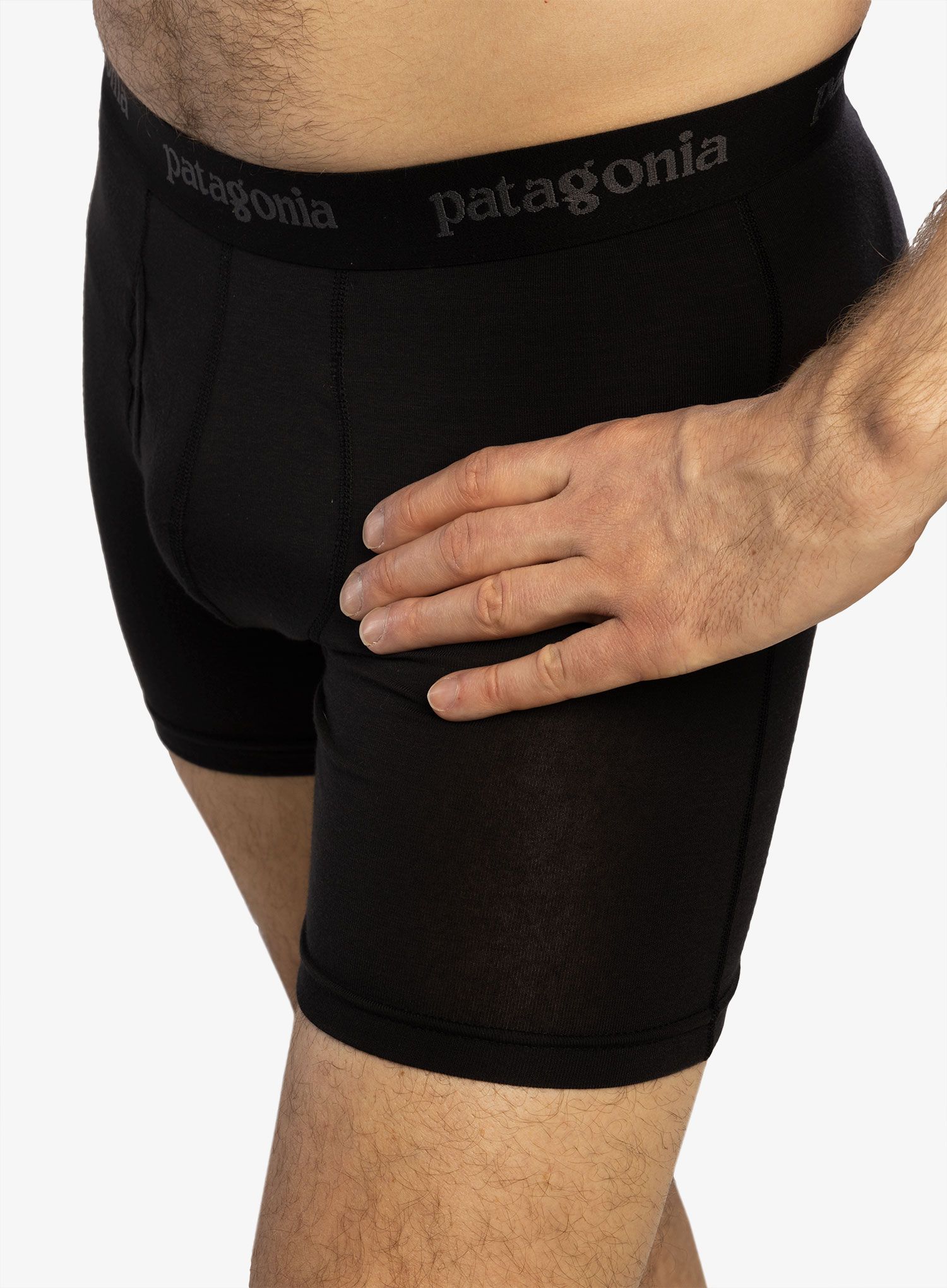 Boksarice Patagonia Essential Boxer Briefs - 3 in - black
