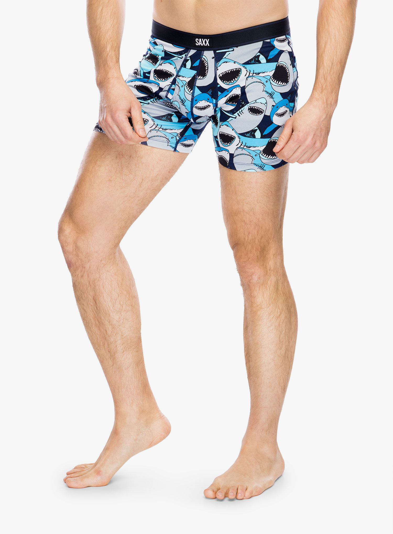 Boksarice Saxx Daytripper Boxer Brief Fly - shark tank/navy
