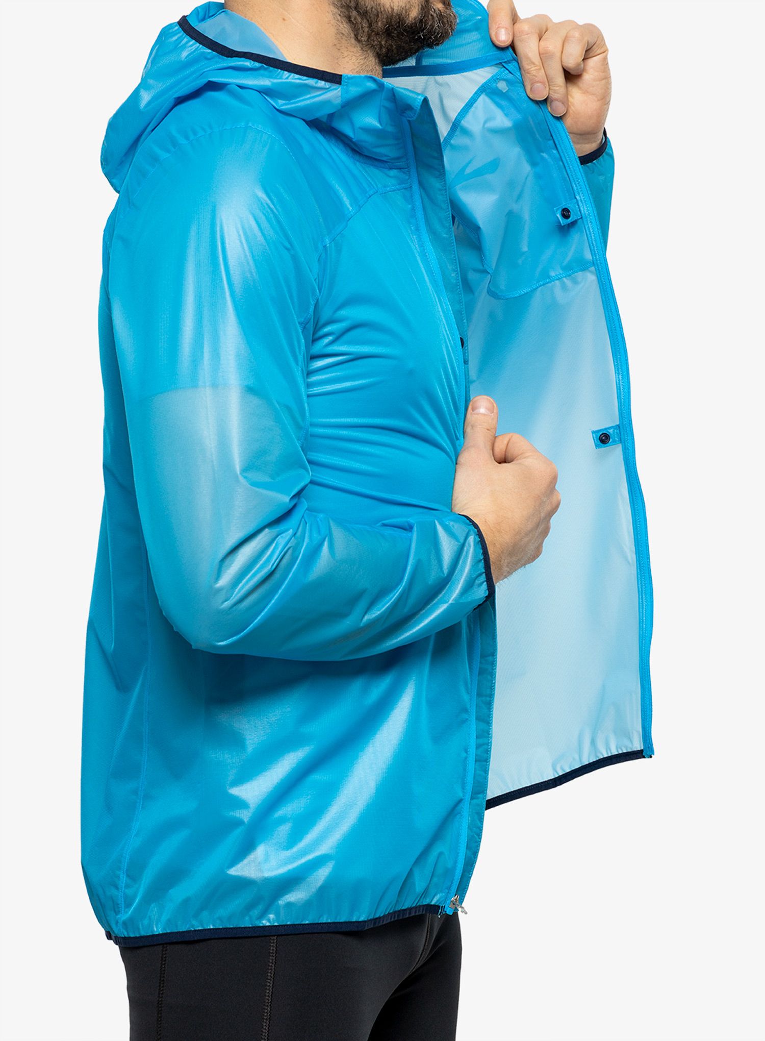 Tekaška jakna Brooks All Altitude Jacket - spring break/navy